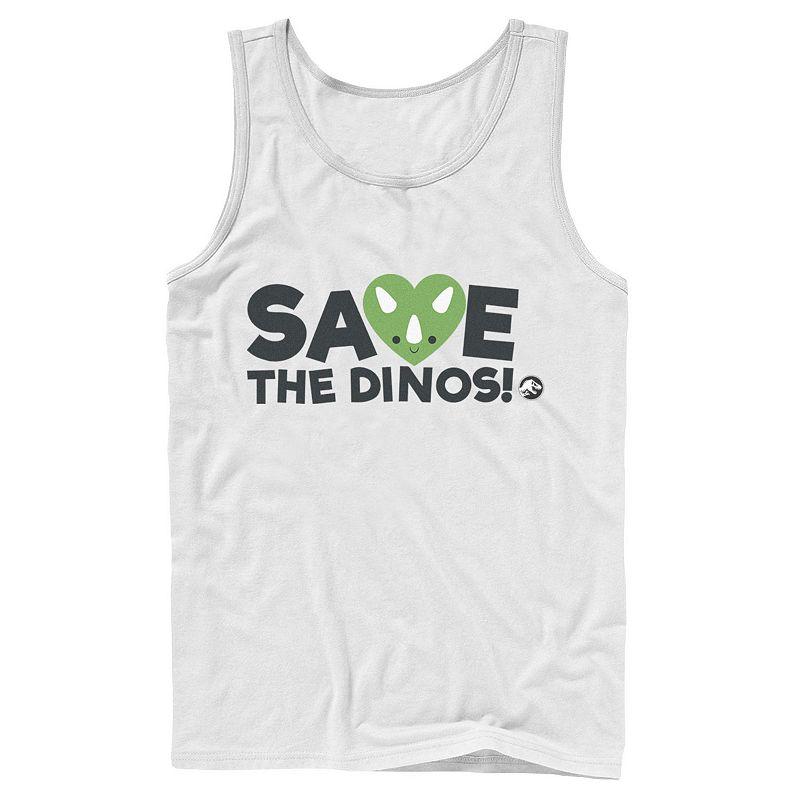 Men's Jurassic World: Fallen Kingdom Save The Dinos! Tank Top,  Product Image