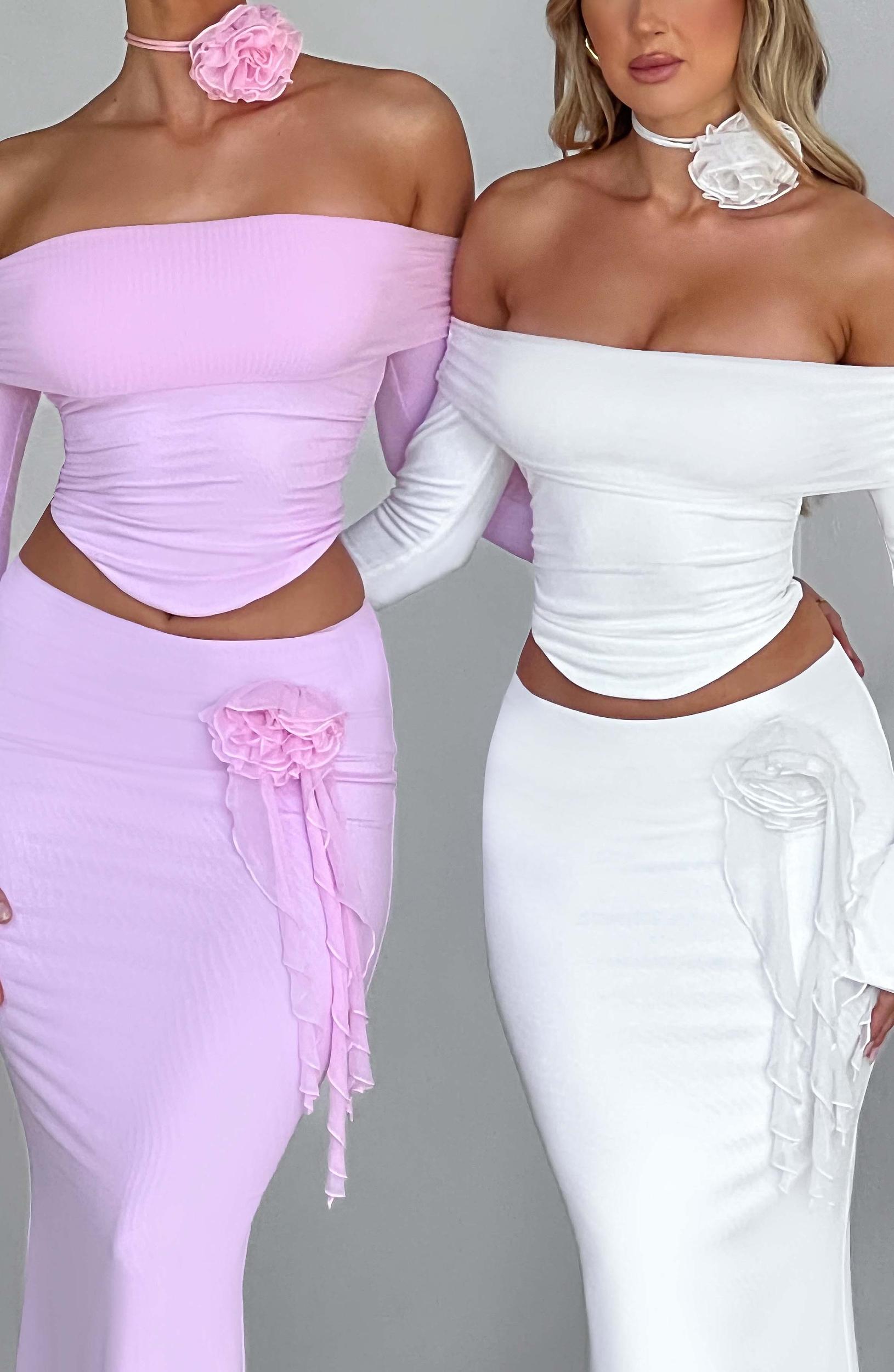 Deema Maxi Skirt - Pink Product Image