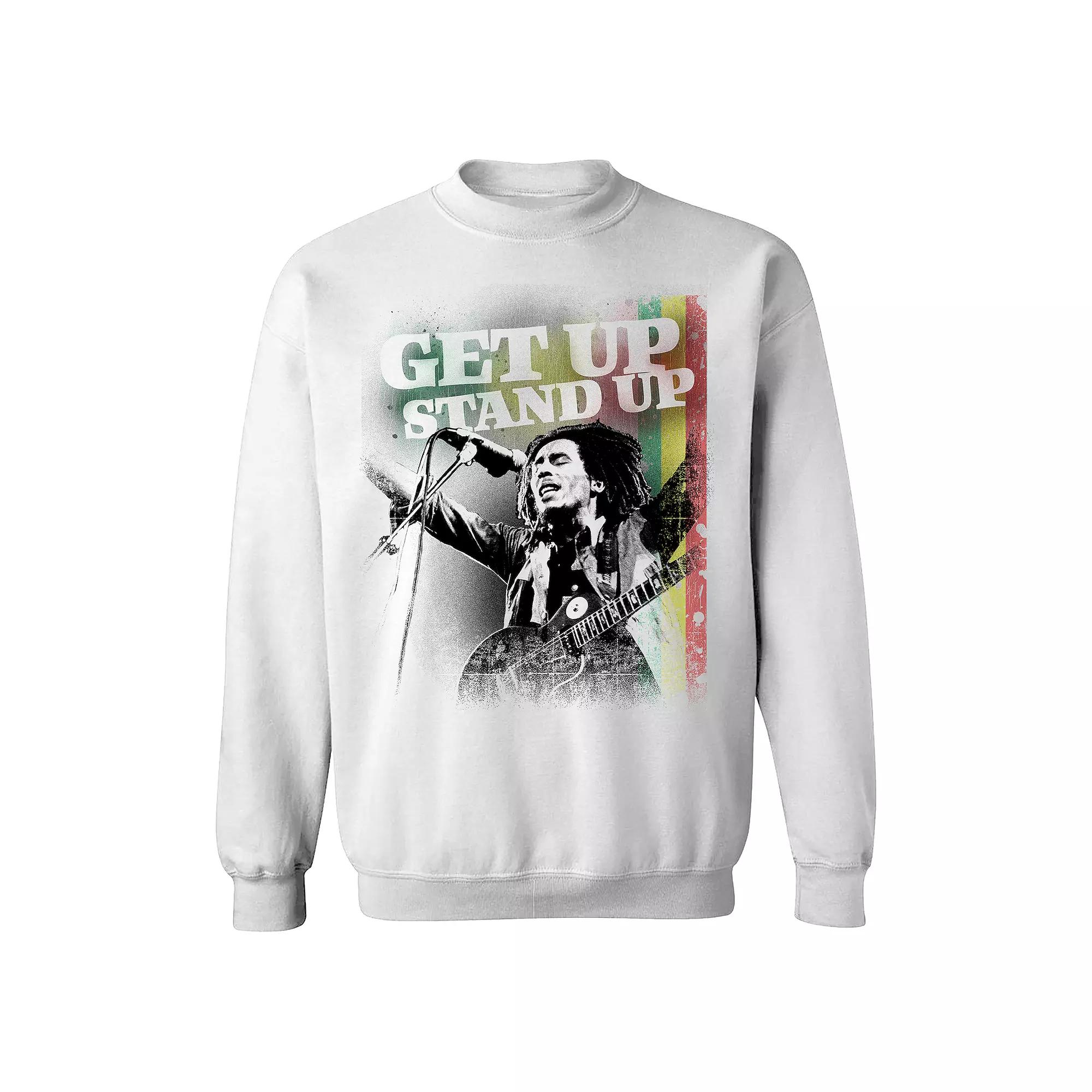 Men's Bob Marley Get Up Stand Up Sweatshirt, Adult Unisex,  Product Image