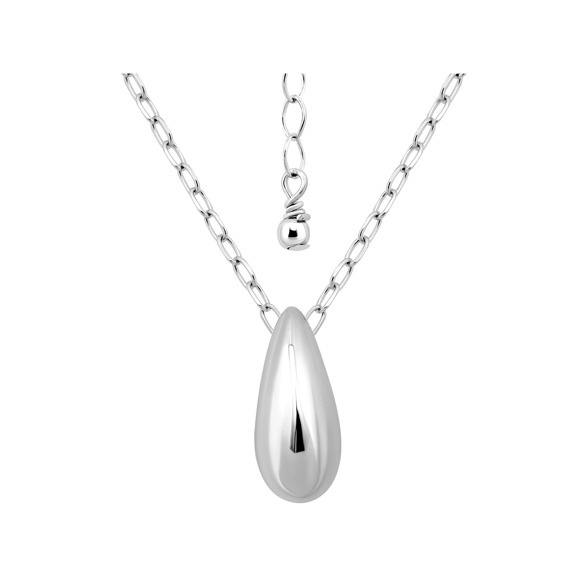 Aleure Precioso Chunky Teardrop Necklace, Women's, Size: 16-18" ADJ, Sterling Product Image