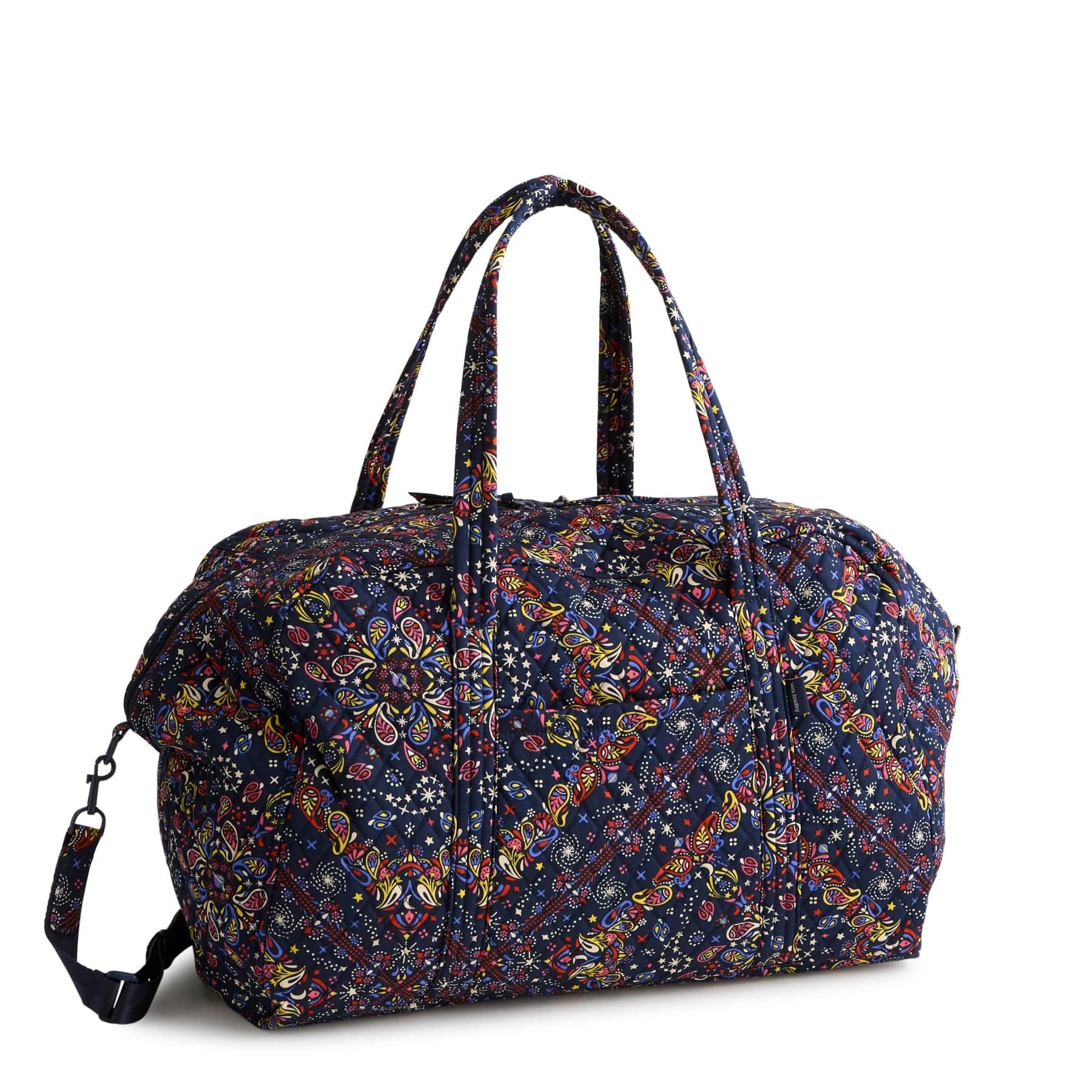 Vera Bradley Large Miramar Weekender Women in Starry Paisley Blue Product Image
