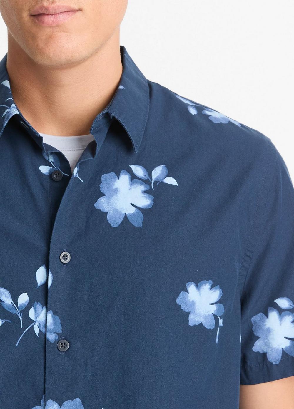 Cascading Floral Short-Sleeve Shirt Product Image