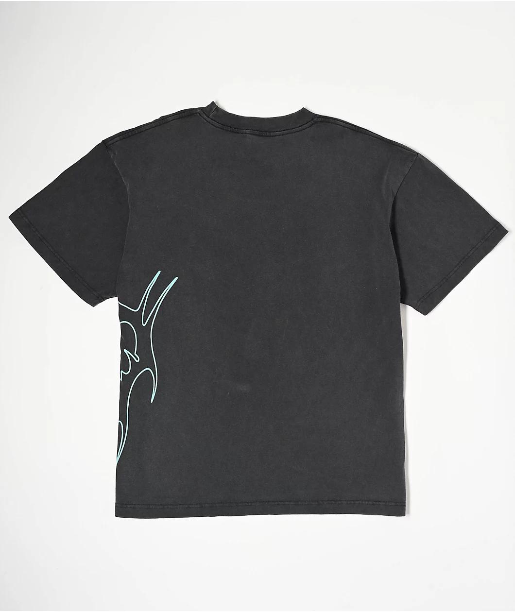 Ninth Hall Fast Lane Vintage Black T-Shirt Product Image