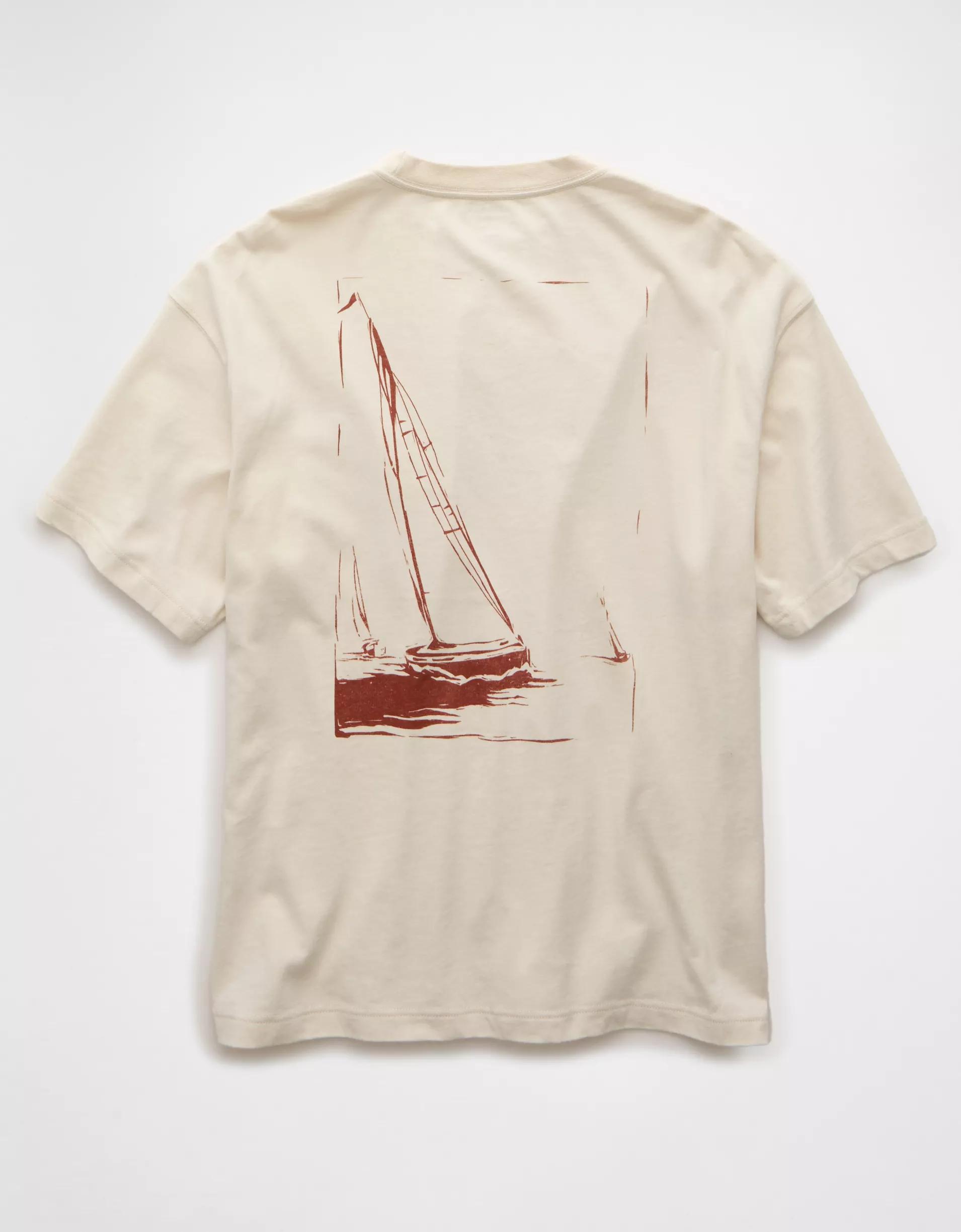 AE Boxy Nautical Graphic T-Shirt Product Image