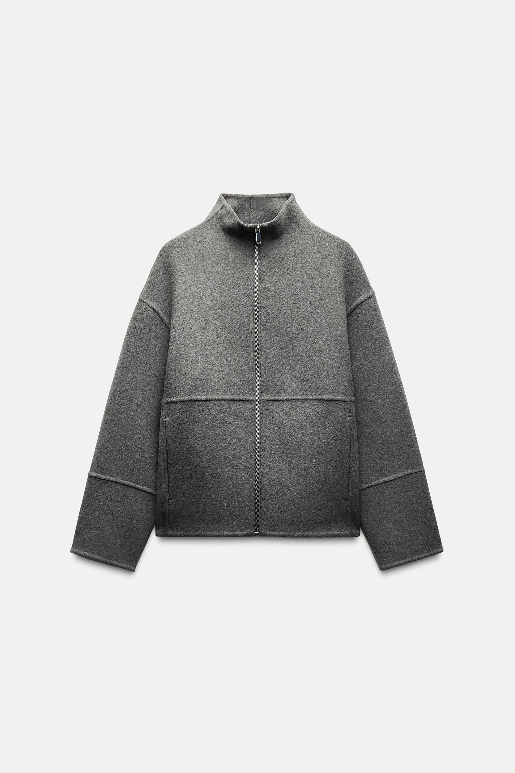 WOOL BLEND JACKET ZW COLLECTION Product Image