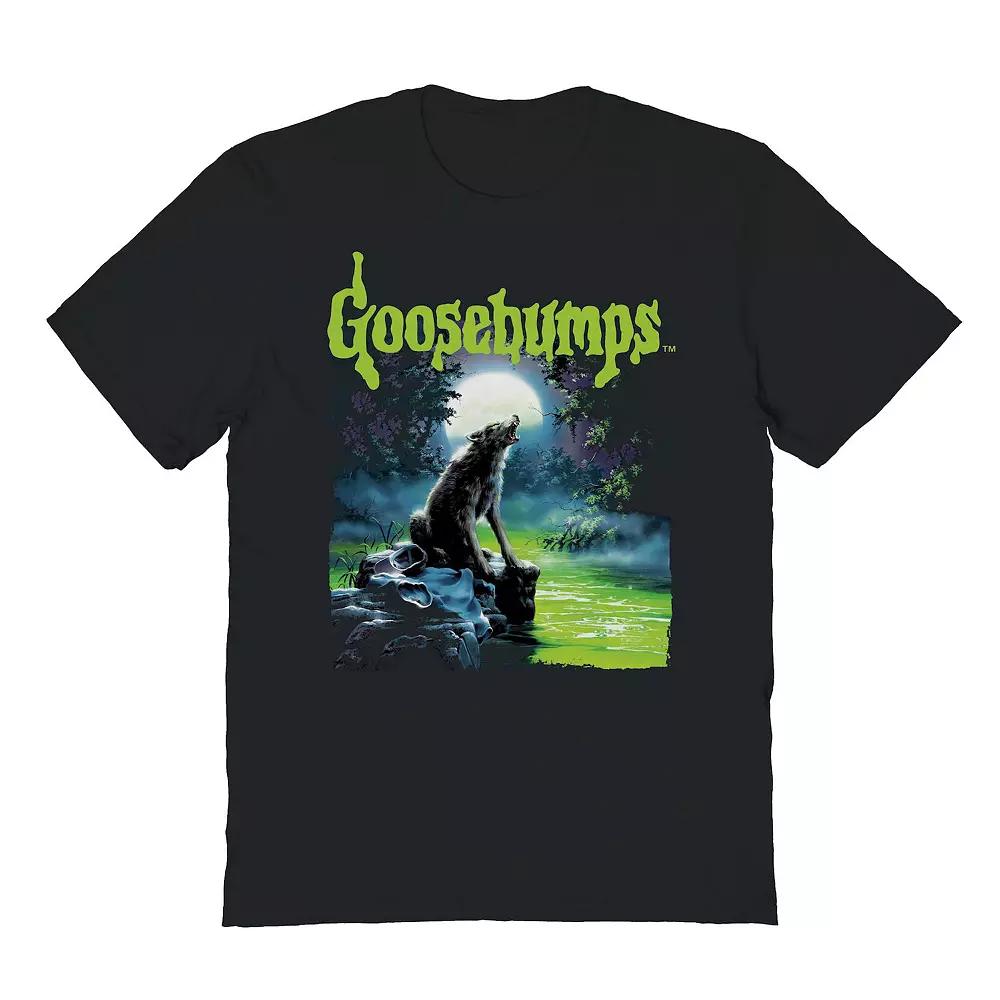 Men's Goosebumps Wolf Graphic Tee, Size: Medium, Black Product Image