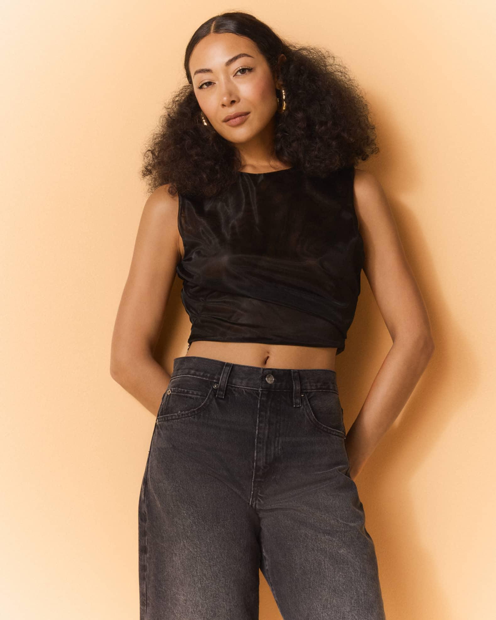 The Mesh Twist Tank Top  Product Image