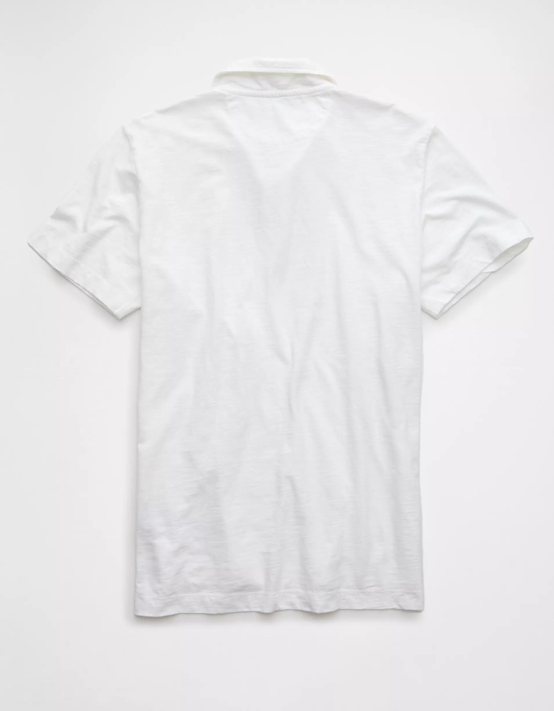 AE Slub Polo Shirt Product Image