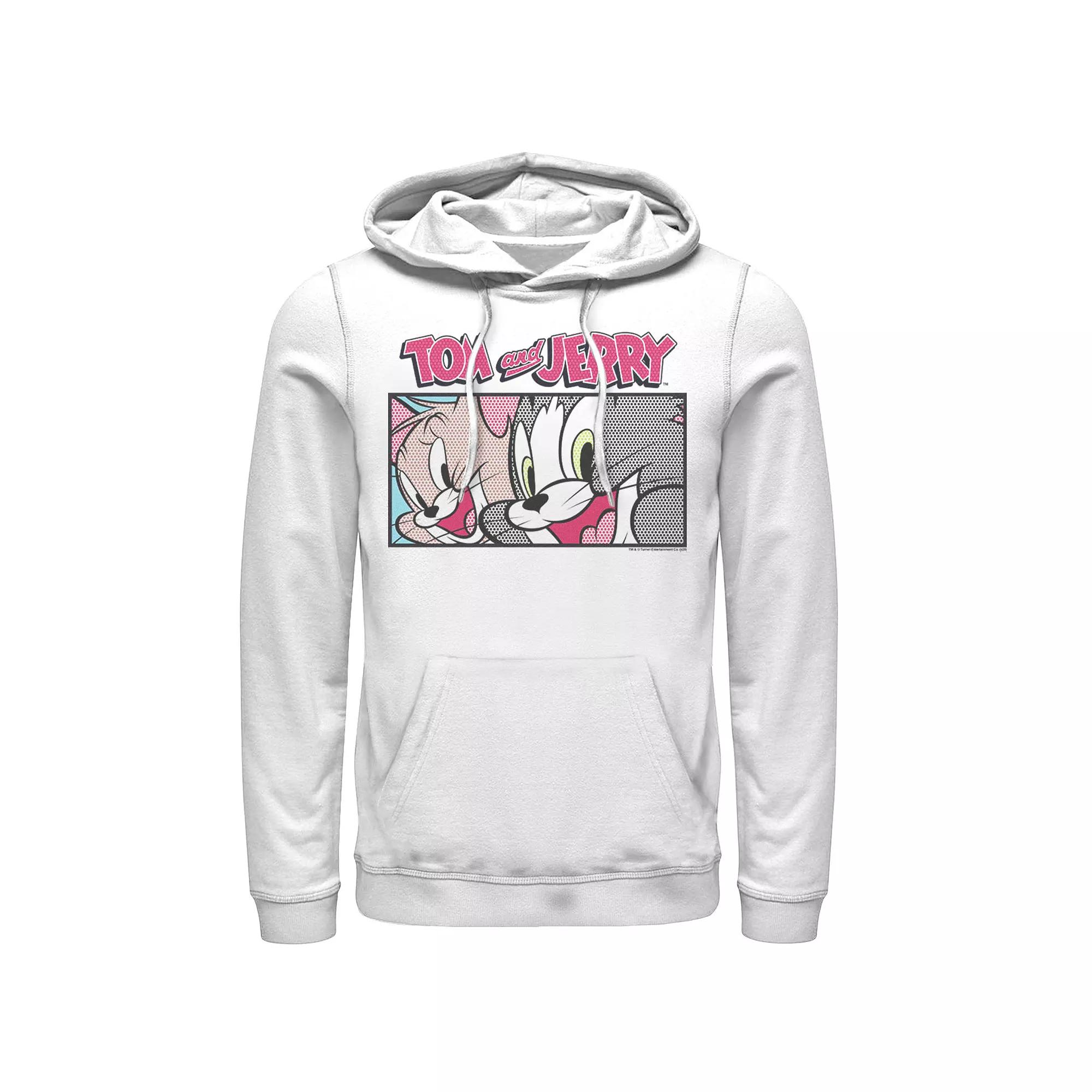 Mens Tom And Jerry Comic Panel Hoodie, Men's,  Product Image