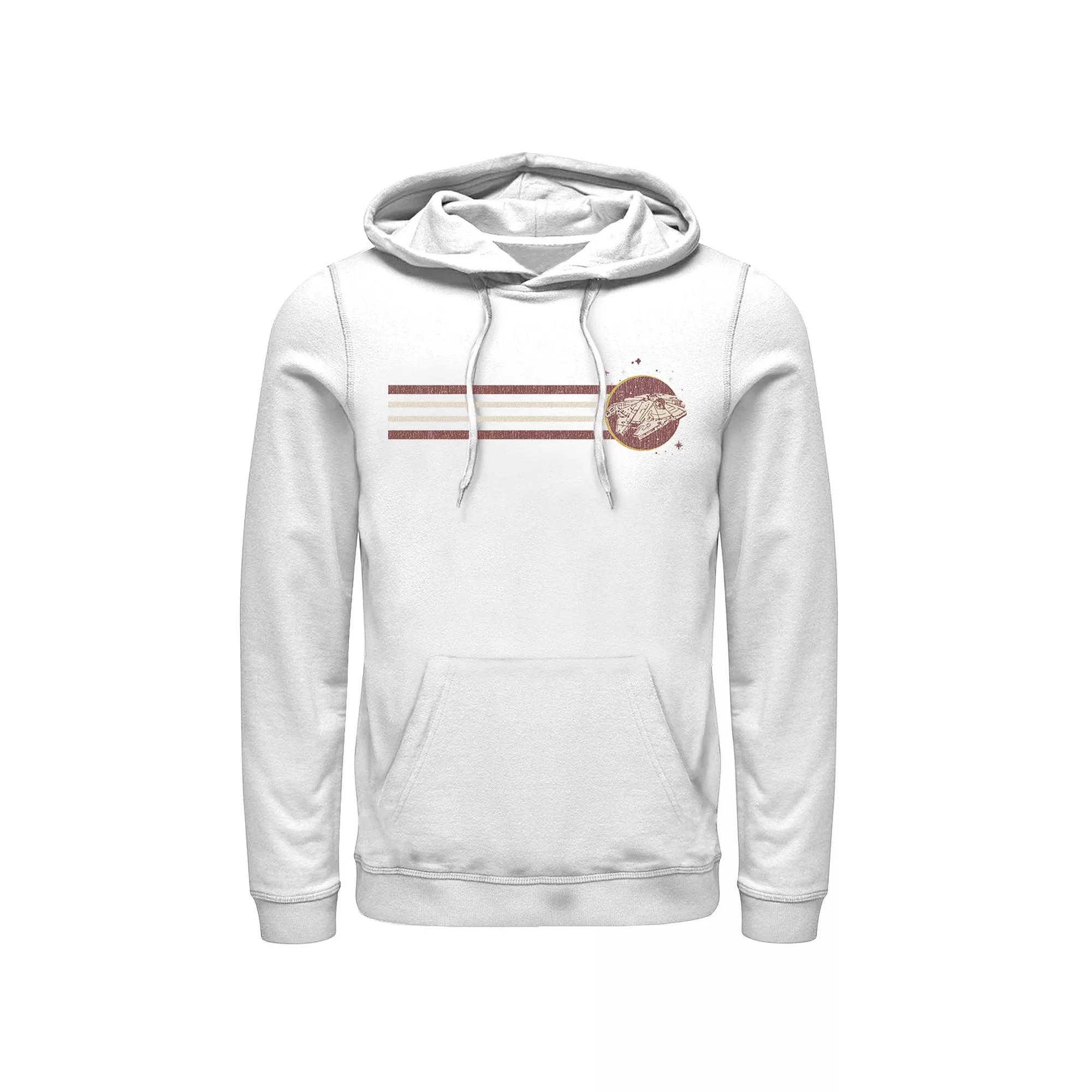 Men's Star Wars Millennium Falcon Retro Striped Hoodie,  Product Image