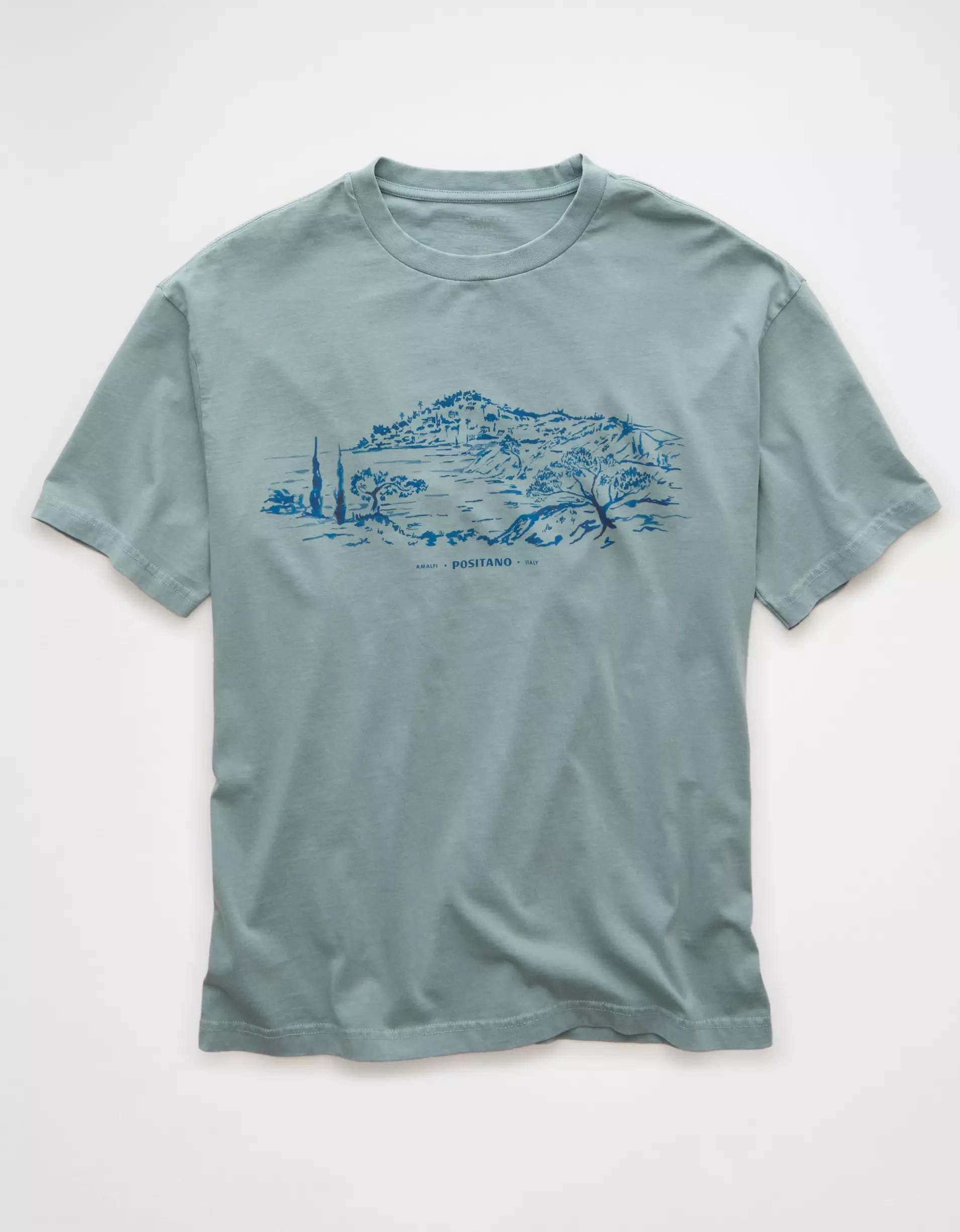 AE Boxy Destination Graphic T-Shirt Product Image