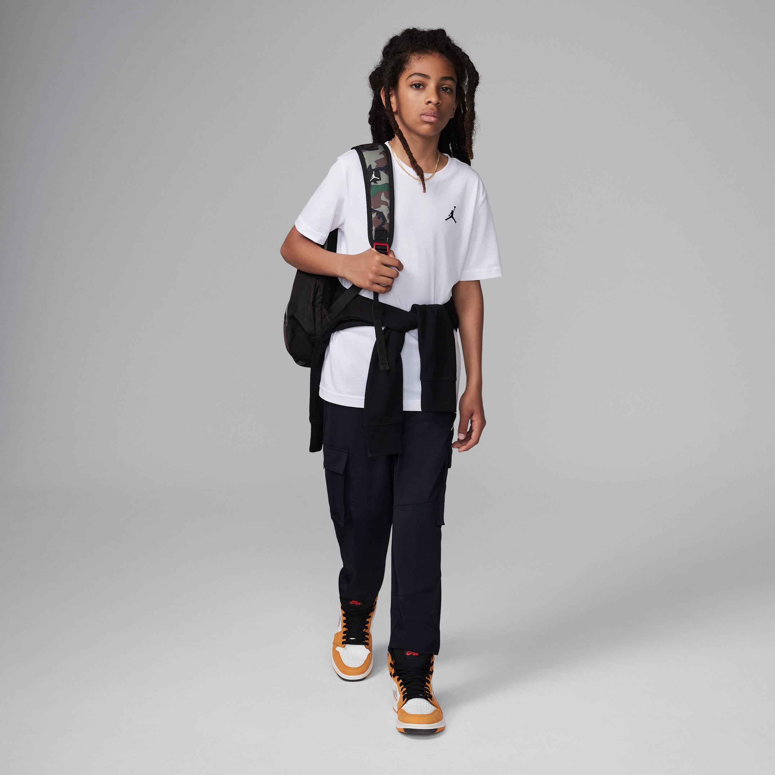 Jordan Big Kids Jumpman Air Embroidered T-Shirt | 95D266-001 Product Image