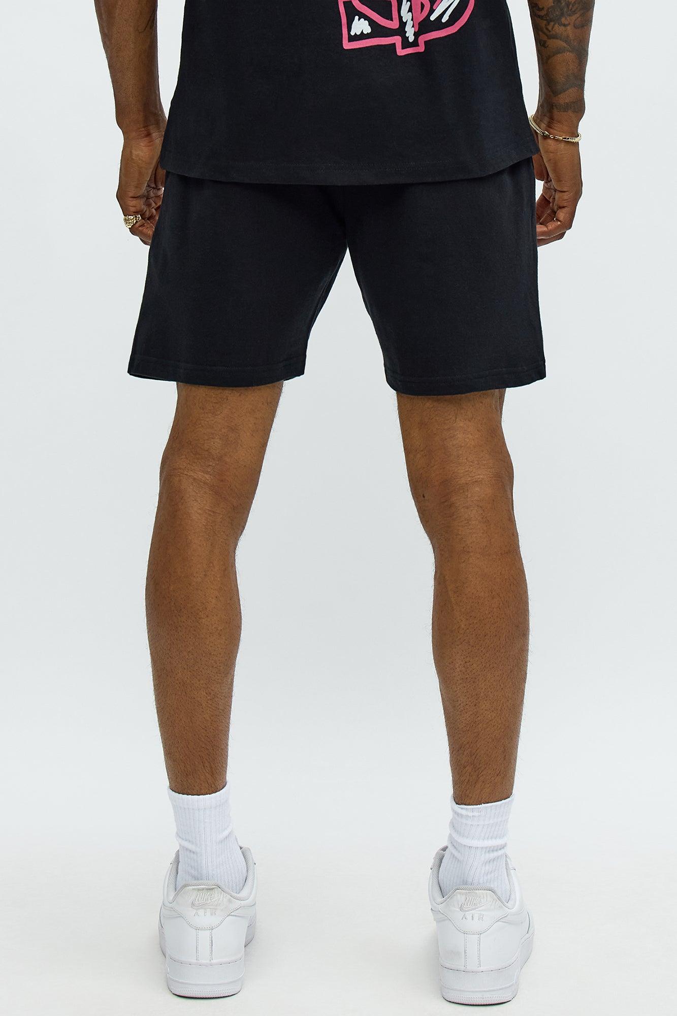 Richie Rich $ign Sweatshorts - Black Male Product Image