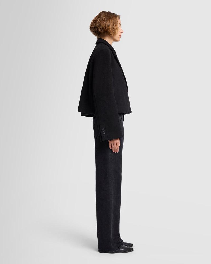 Cropped Wool Jacket Product Image