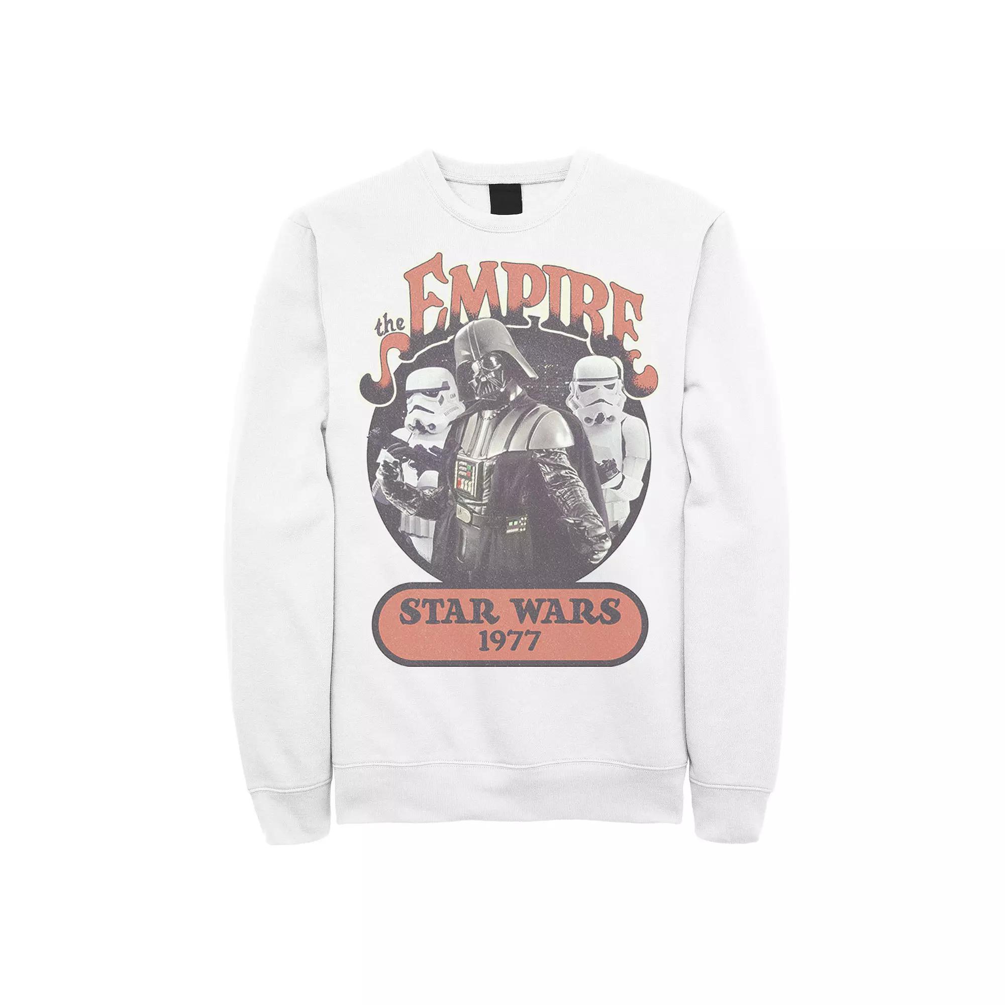 Men's Star Wars Darth Vader Stormtroopers Vintage 1977 Empire Sweatshirt,  Product Image