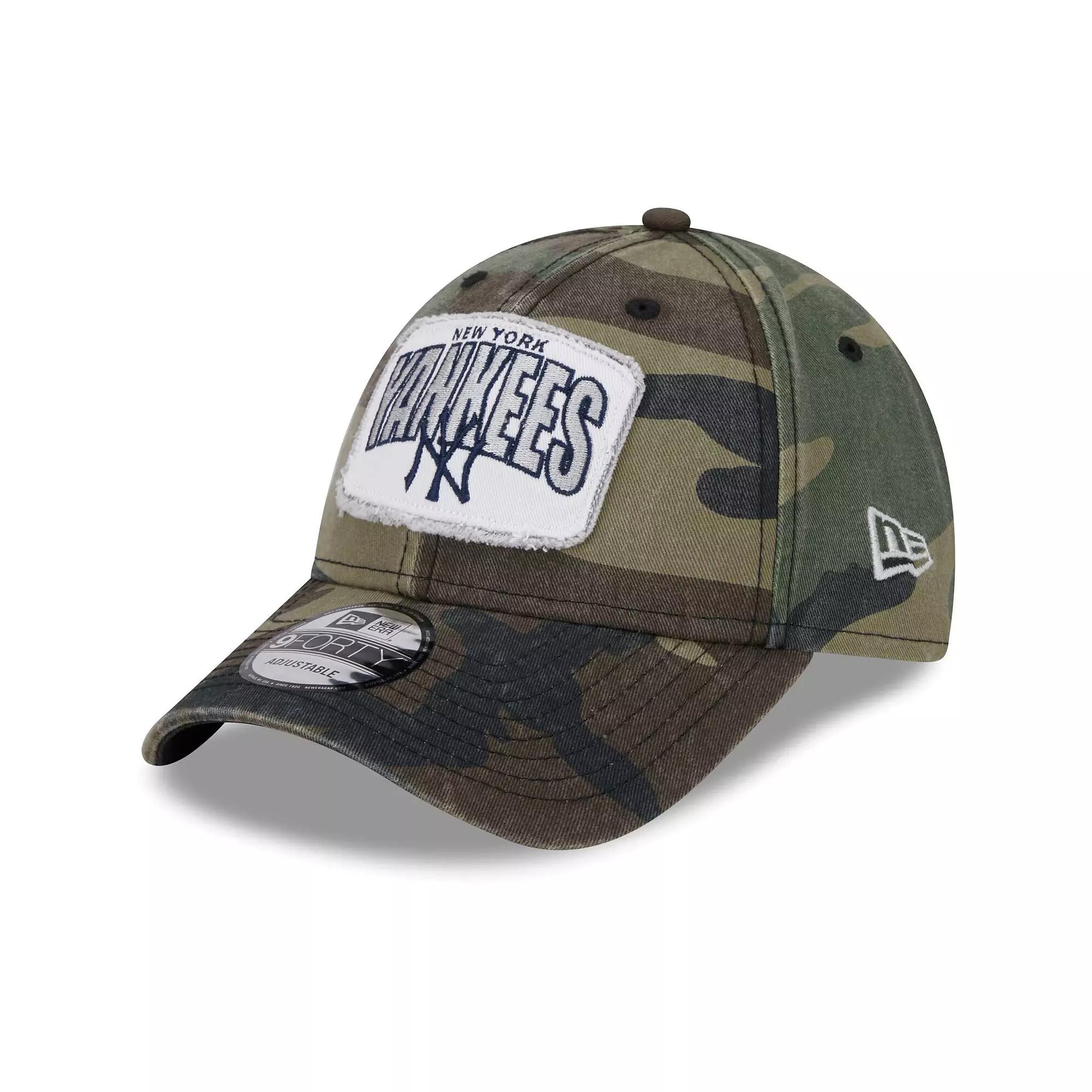 Men's New Era Camo New York Yankees Gameday 9FORTY Adjustable Hat, Green Product Image