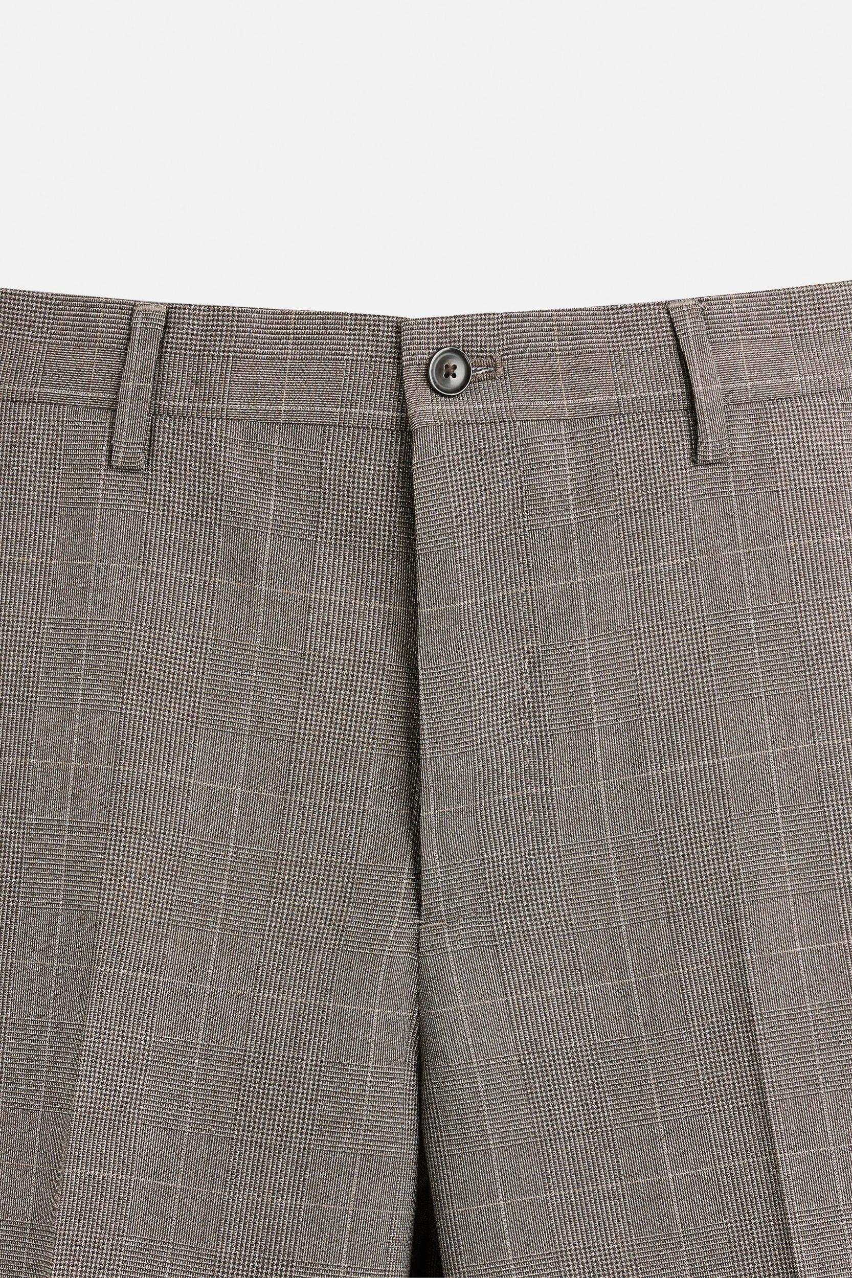 PLAID SUIT PANTS Product Image
