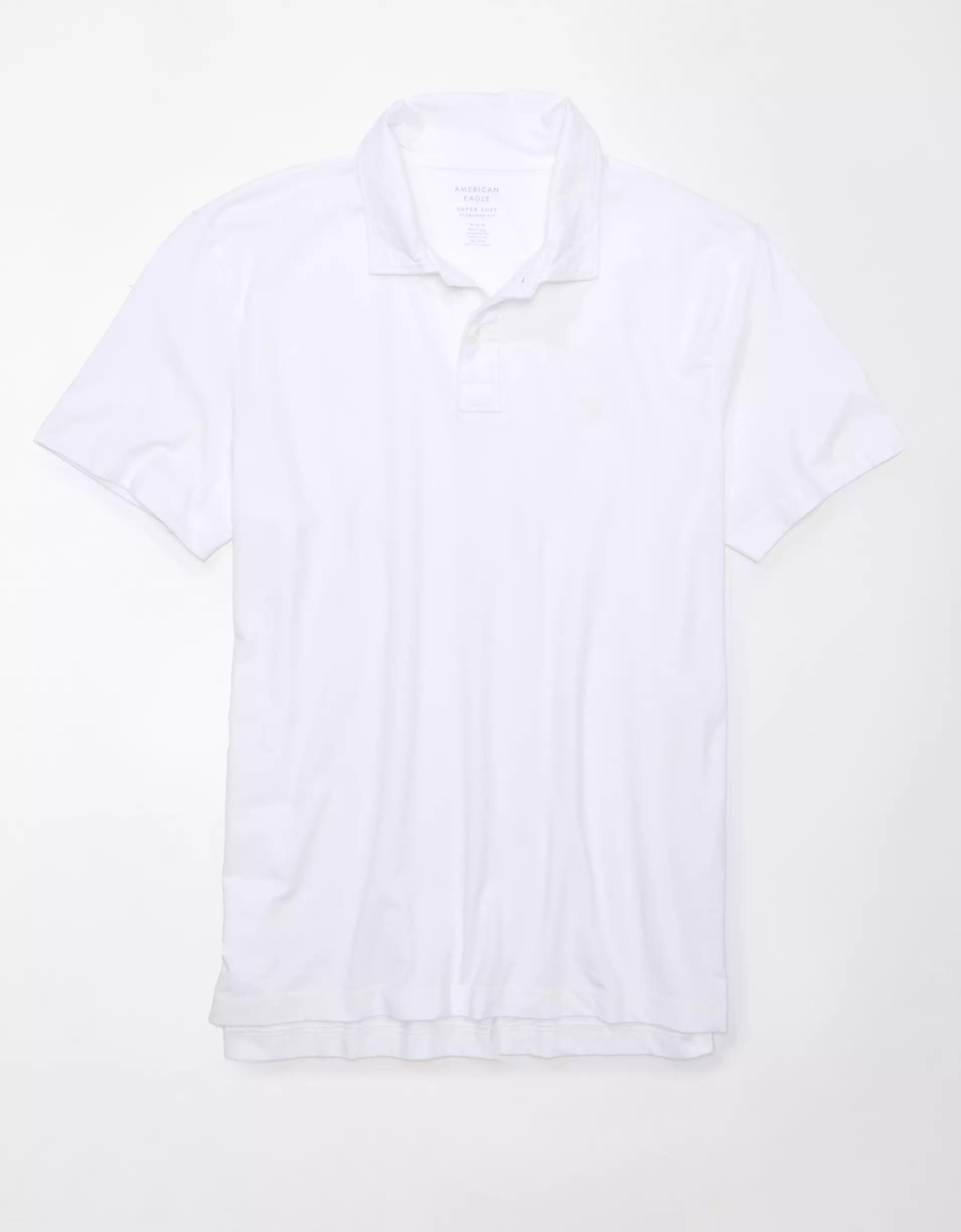 AE Lived-In Jersey Polo Shirt Product Image