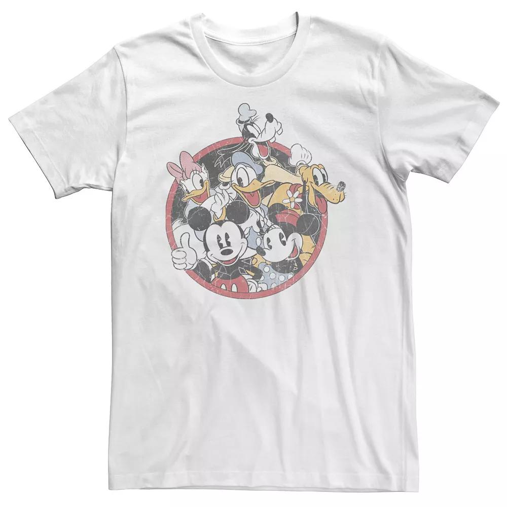 Big & Tall Disney Mickey & Friends Classic Group Shot Tee, Men's,  Product Image