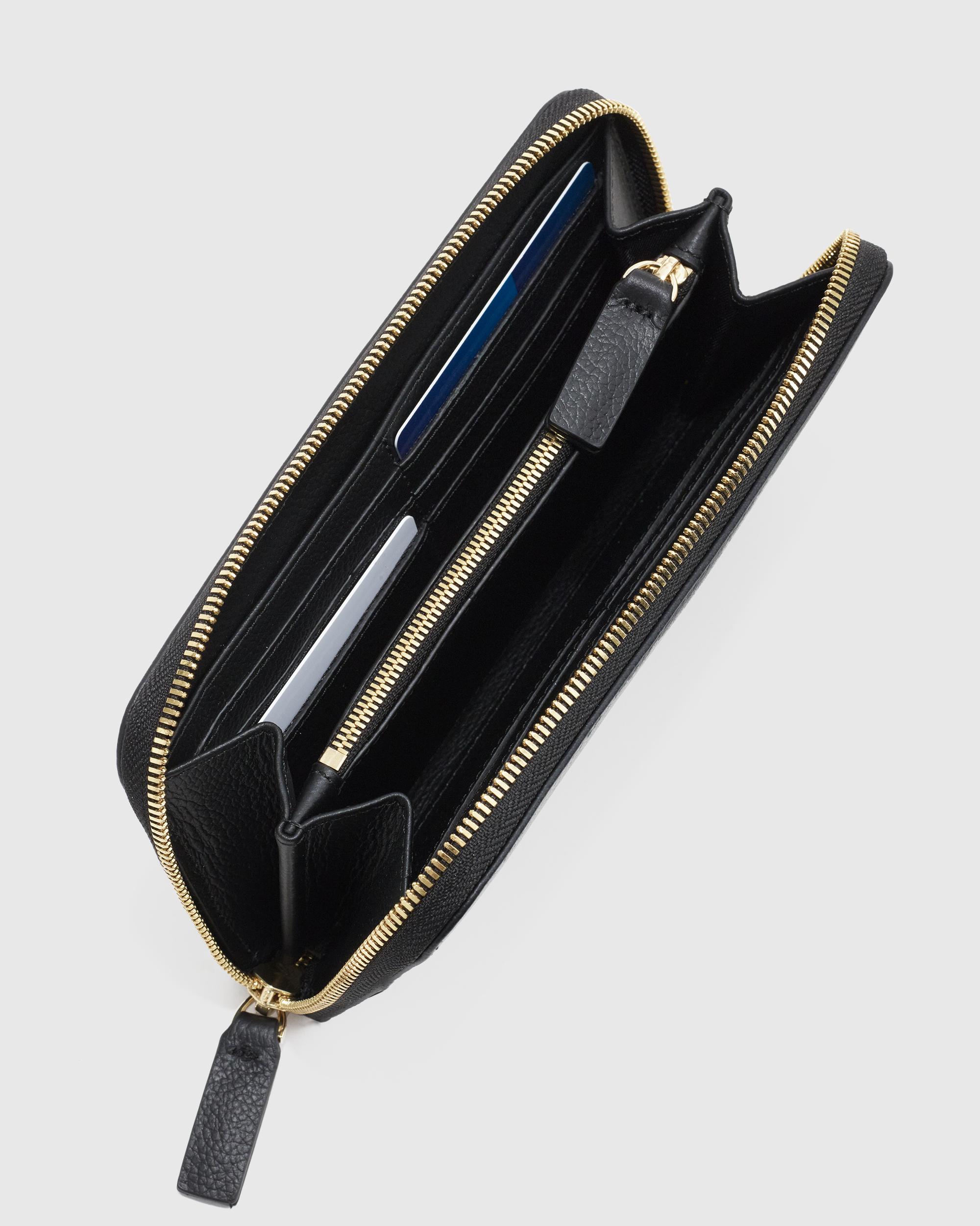 Quince | Women's Italian Pebbled Leather Continental Wallet Italian Leather Product Image