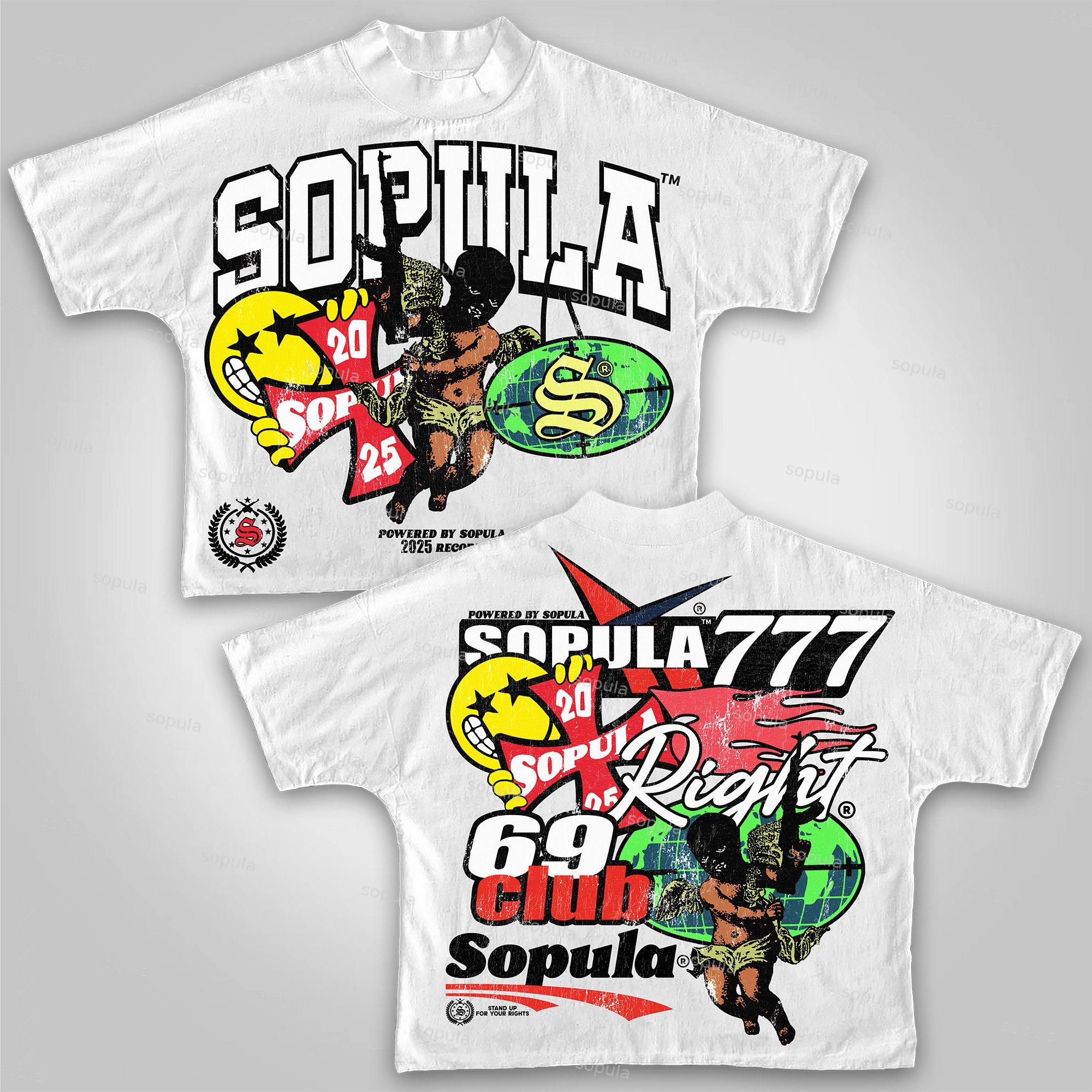 Sopula Street Stand Up For Your Rights Graphics Cropped T-shirts Product Image