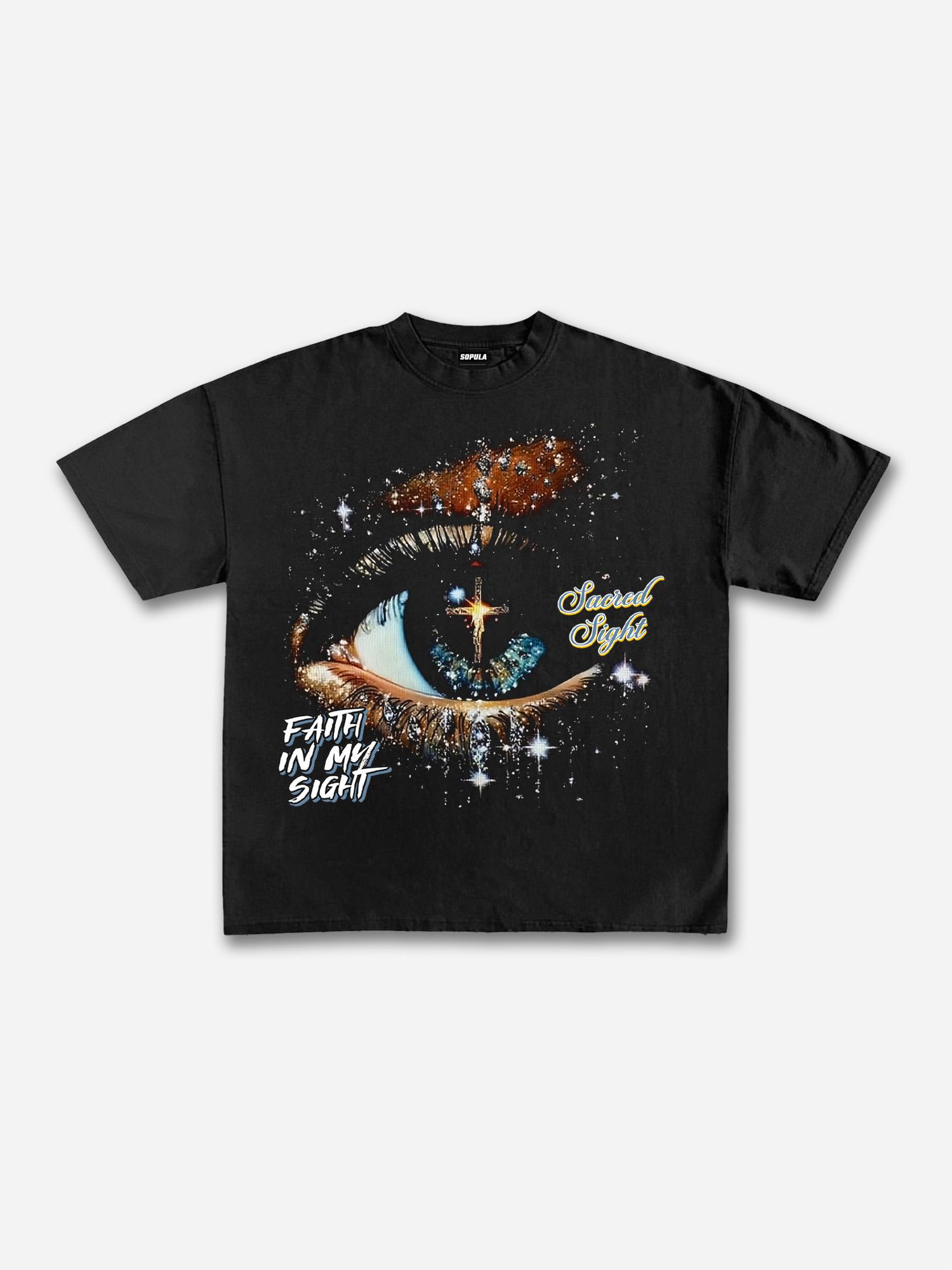 Fly By Choice Graphic Acid Wash T-shirt Product Image