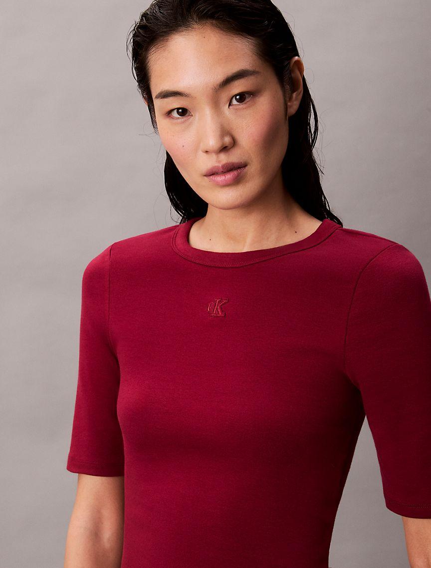 Cotton Contour Midi Dress Product Image