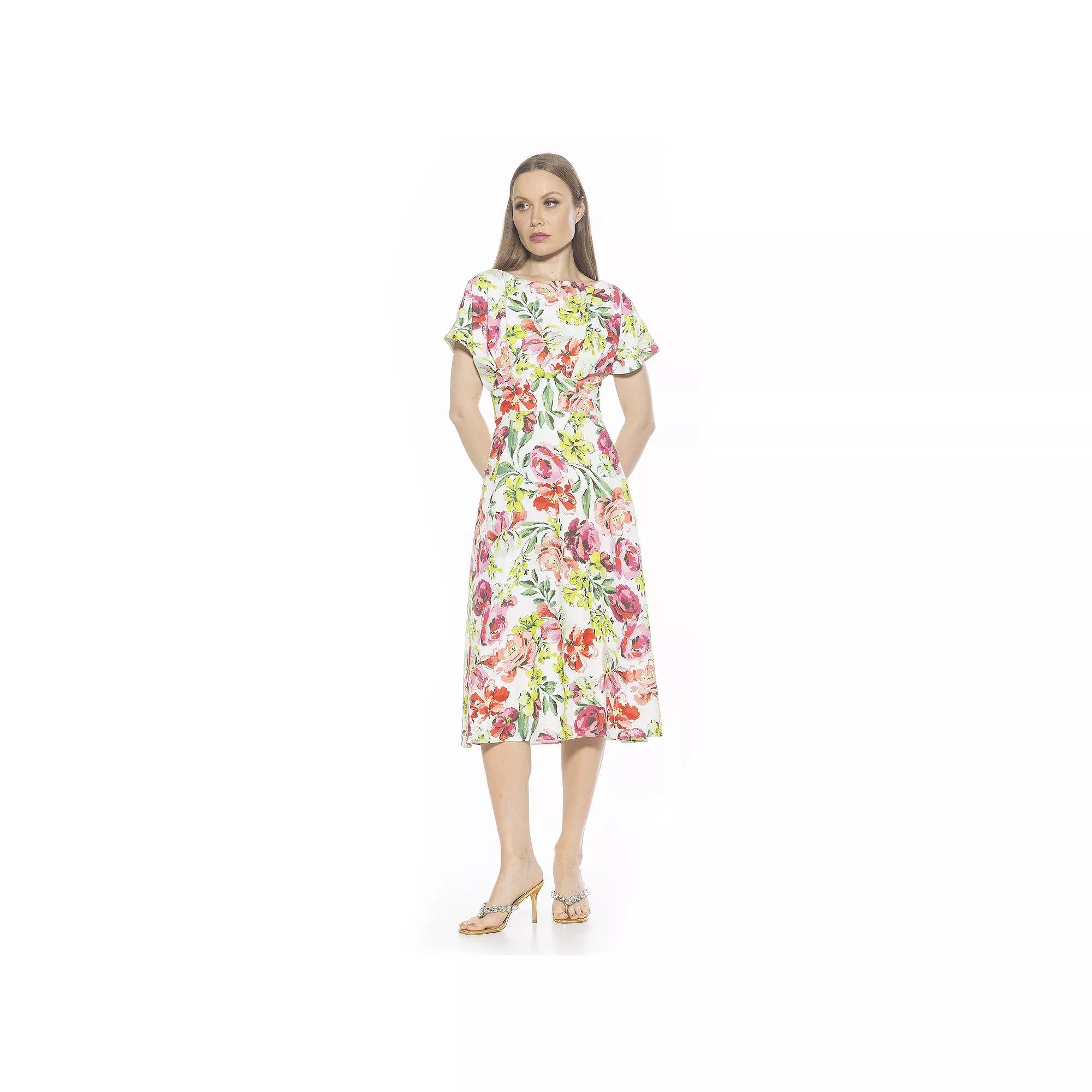 Women's ALEXIA ADMOR Dolman Midi Fit & Flare Dress,  Product Image