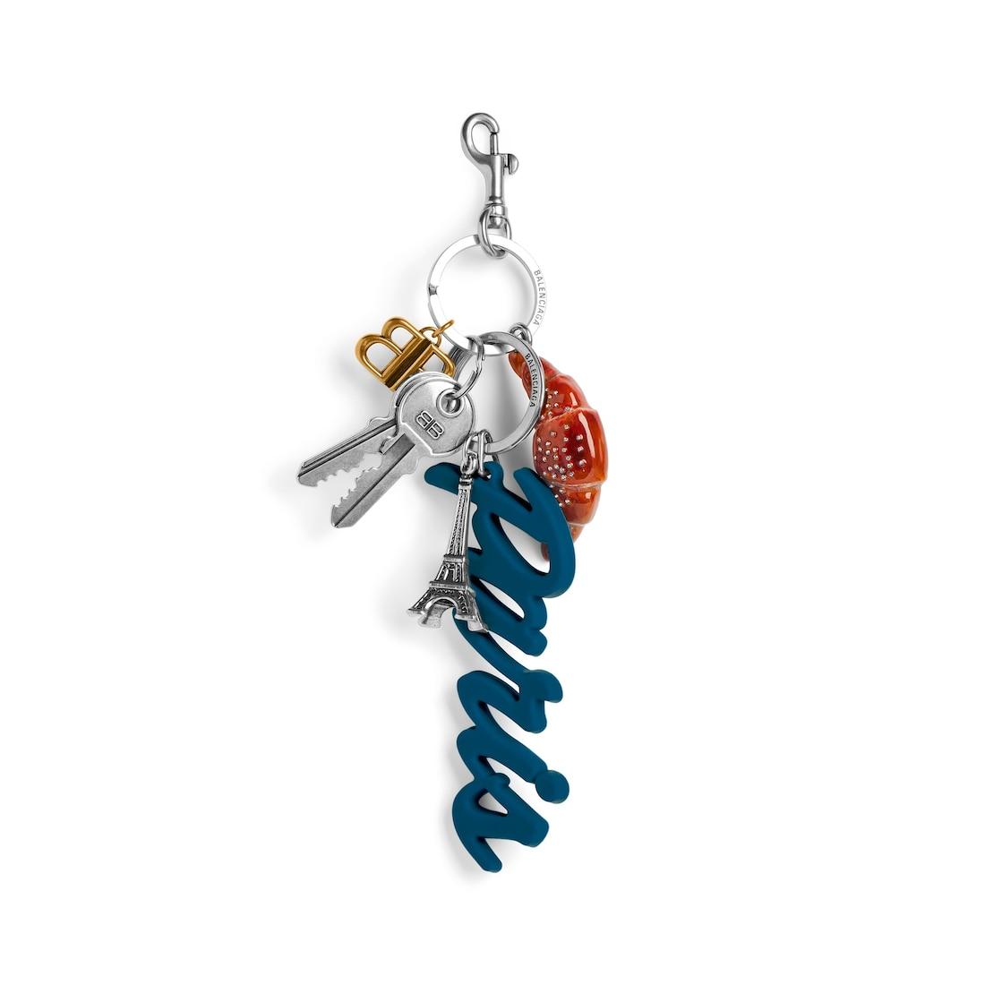 Women's Tourist Paris Croissant Charm/keychain in Multicolor Product Image