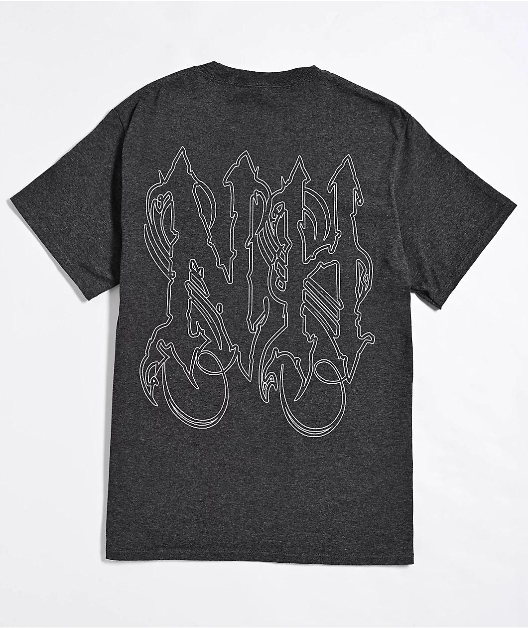Ninth Hall Prey Charcoal T-Shirt Product Image