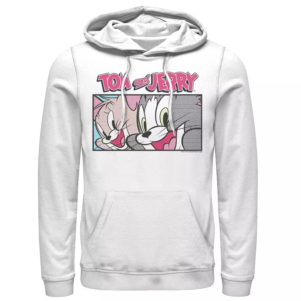 Mens Tom And Jerry Comic Panel Hoodie, Men's,  Product Image