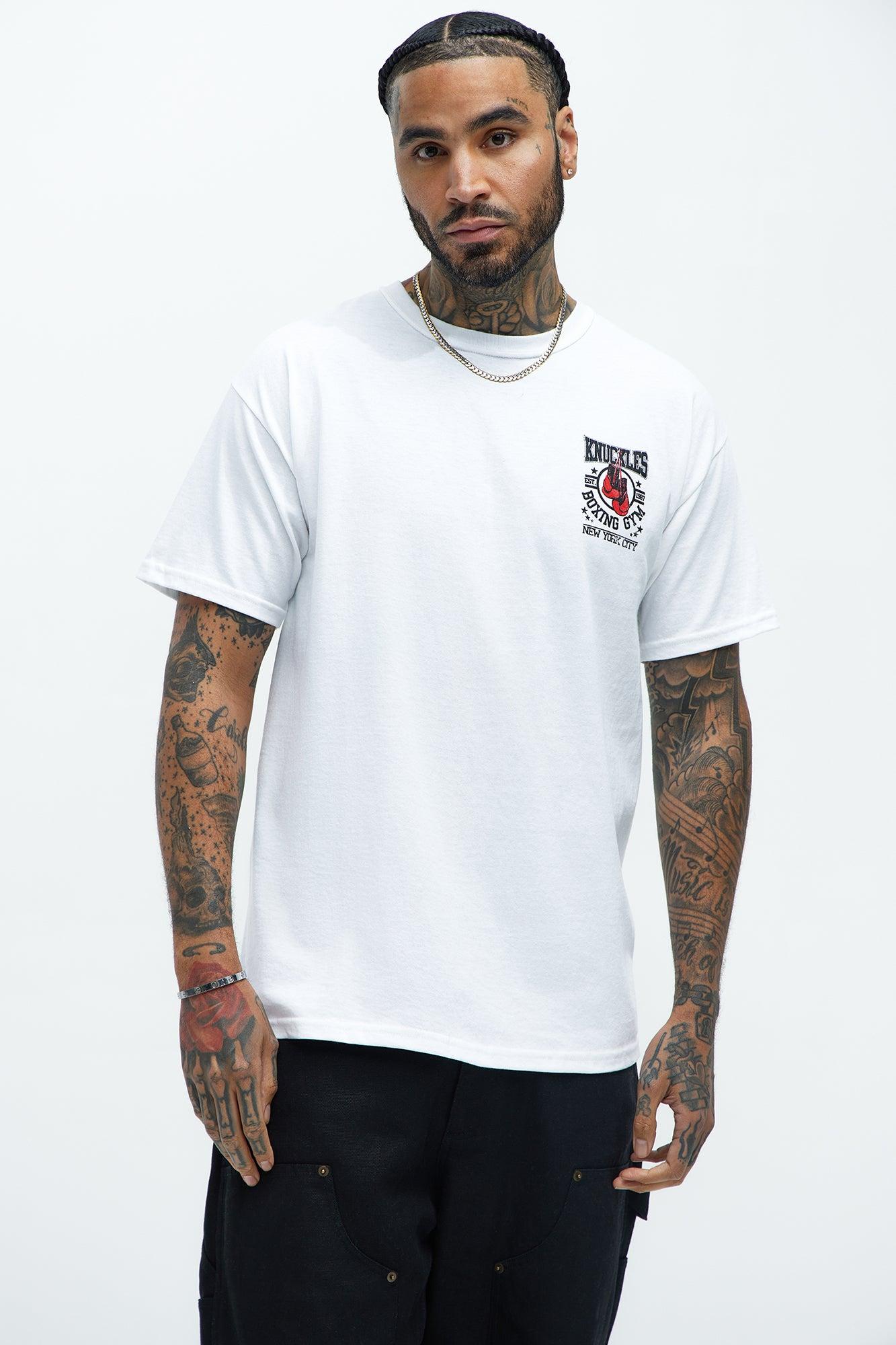 Knuckles Boxing Gym NYC Short Sleeve Tee - White Product Image