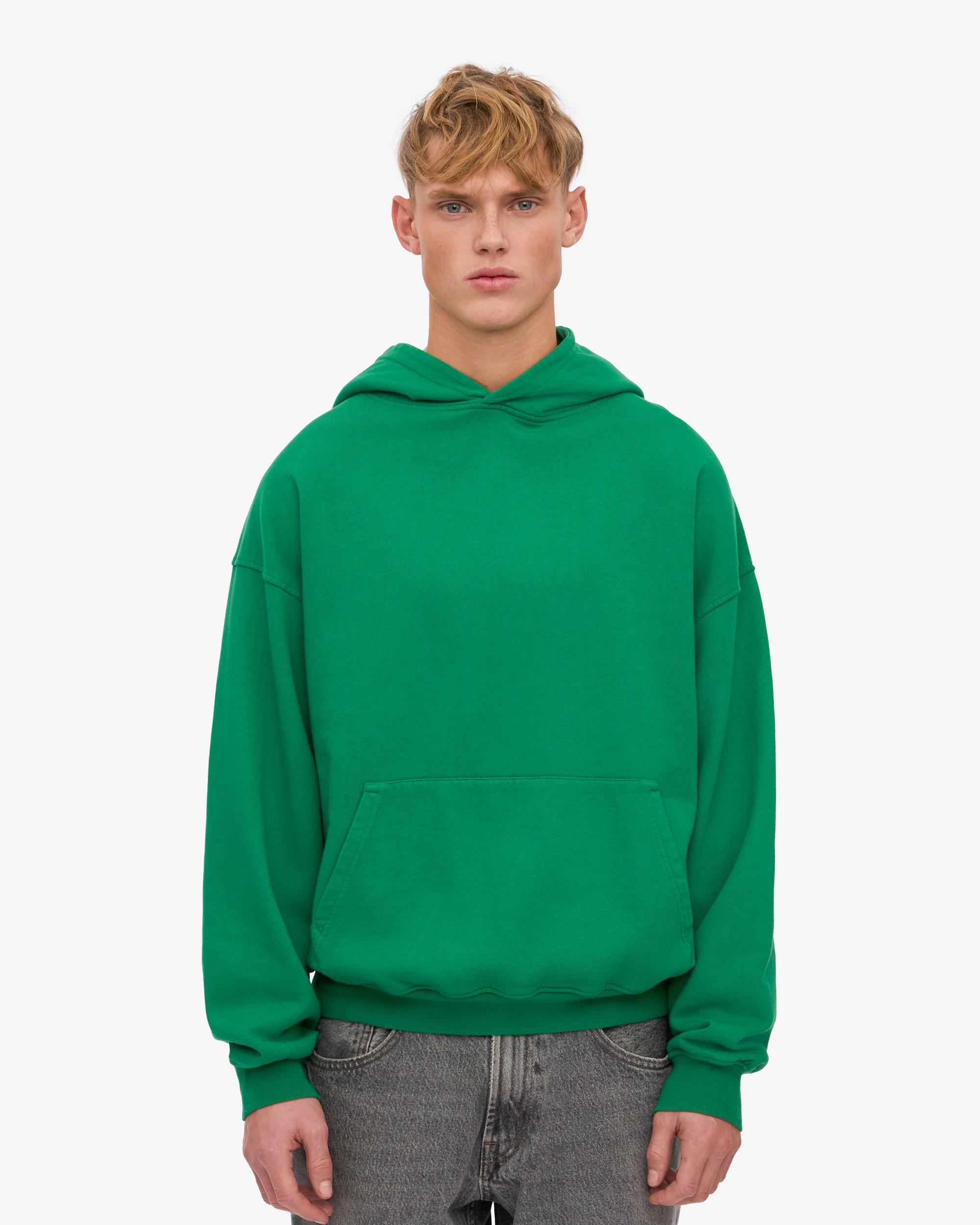 Organic Oversized Hood - Kelly Green Product Image
