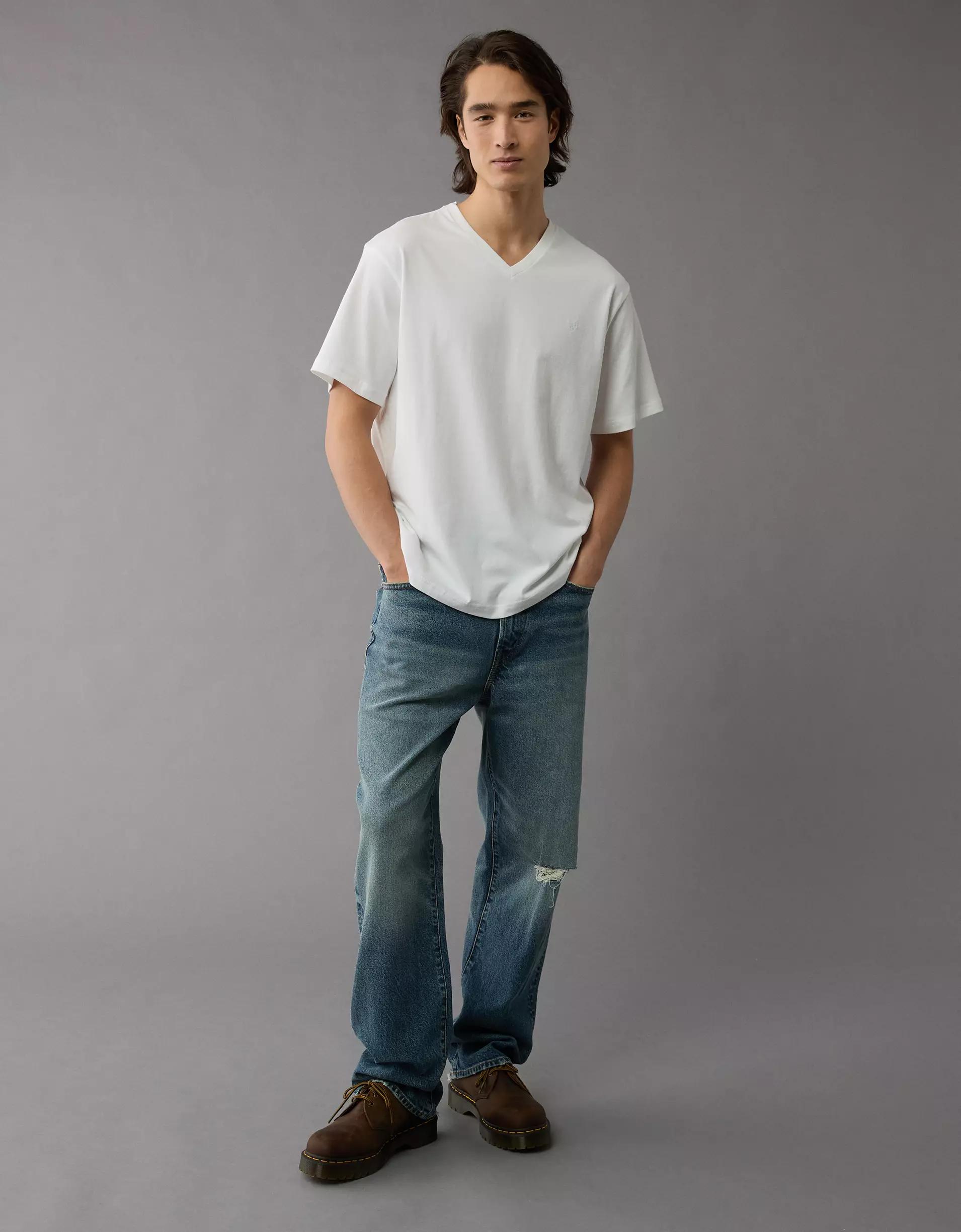 AE Lived-In V-Neck T-Shirt Product Image