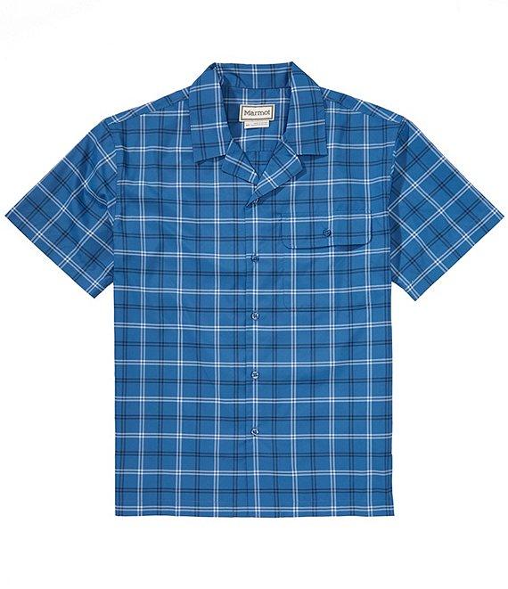 Marmot AirExchange SolarShield Camp Novelty Windowpane Short Sleeve Woven Camp Shirt Product Image