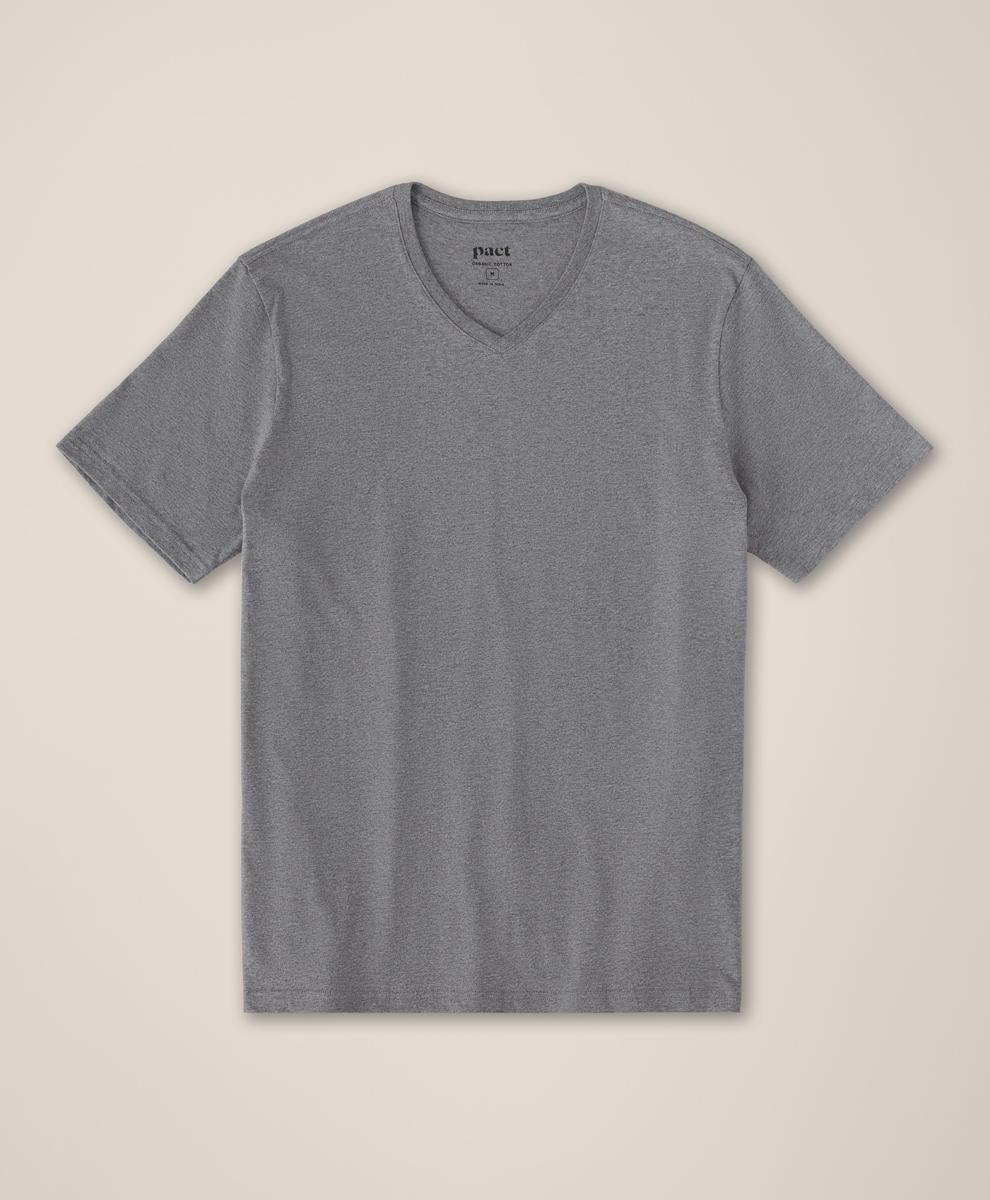 Mens Softspun V-Neck Tee 2XL Product Image