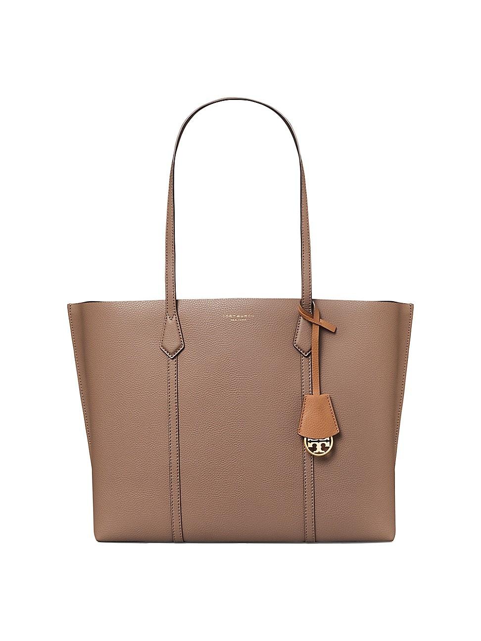 Tory Burch Perry Medium Leather Tote Product Image