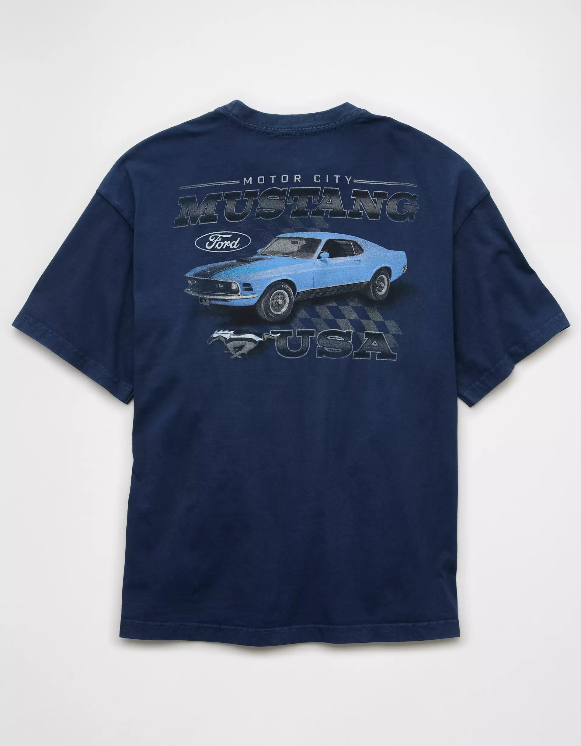 AE Boxy Ford Mustang Graphic T-Shirt Product Image