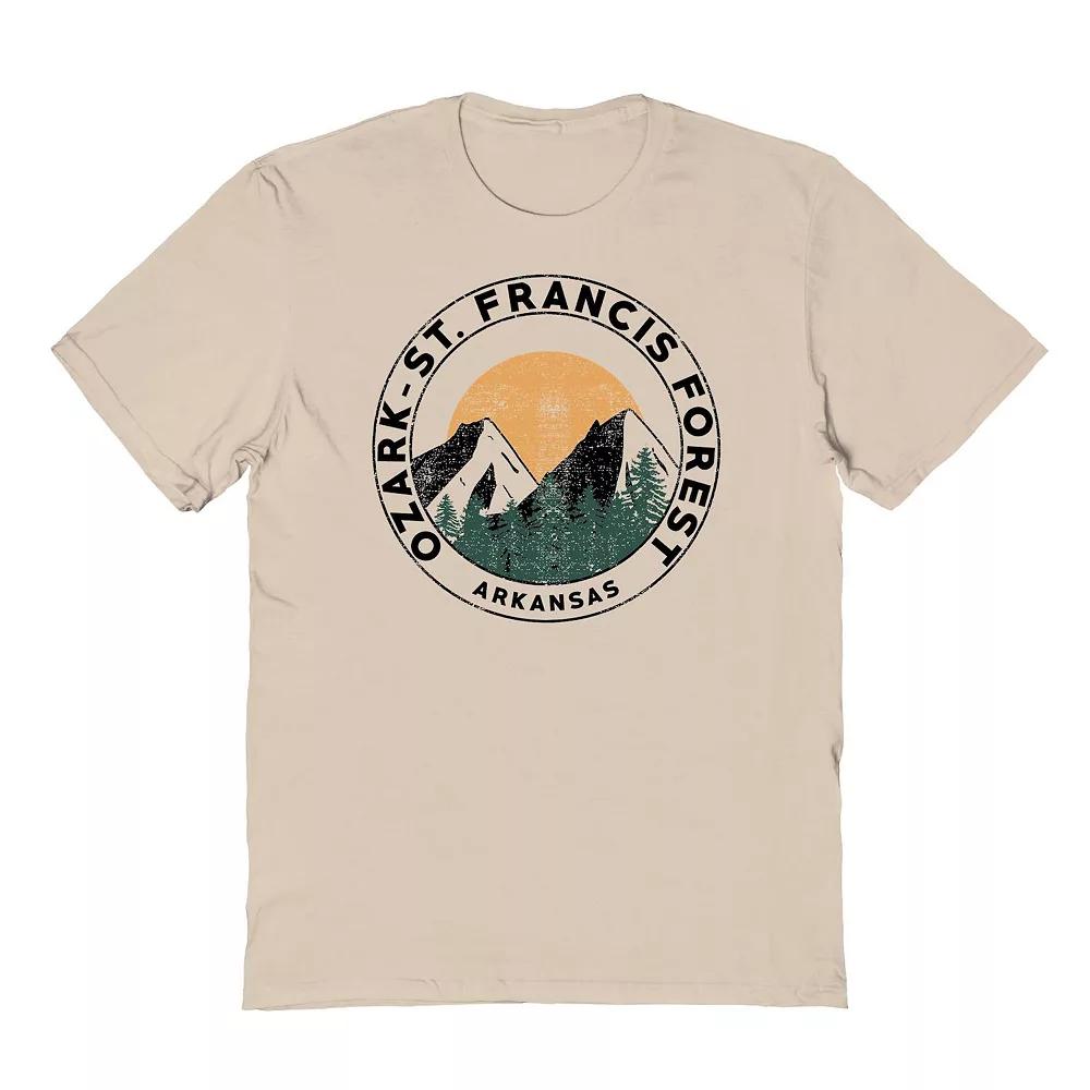 Men's Country Parks Ozark Forest Graphic Tee, Size: Large, Brown Product Image
