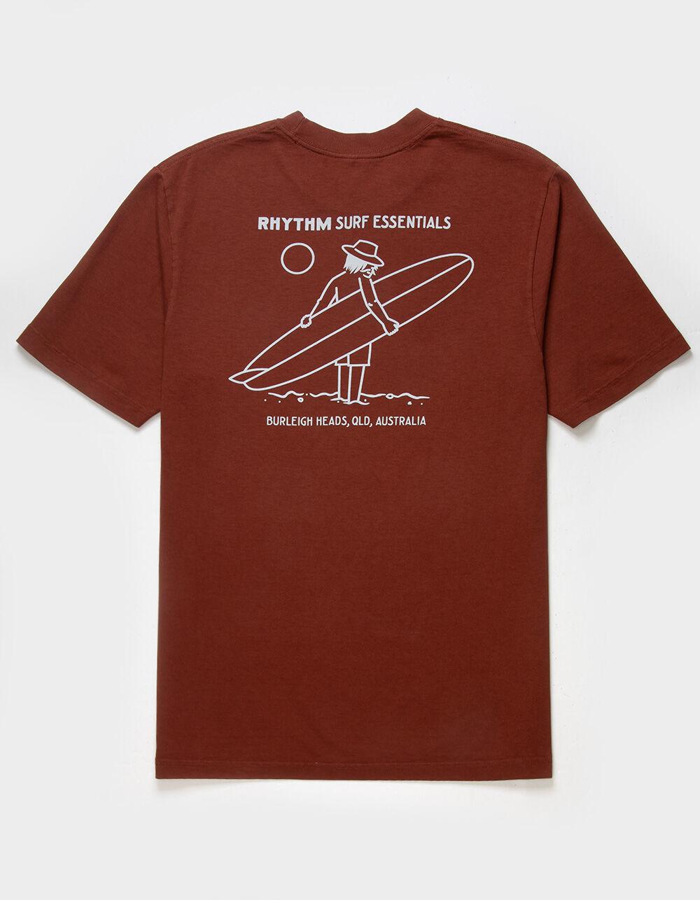 RHYTHM Lull Mens Tee - RUST Product Image