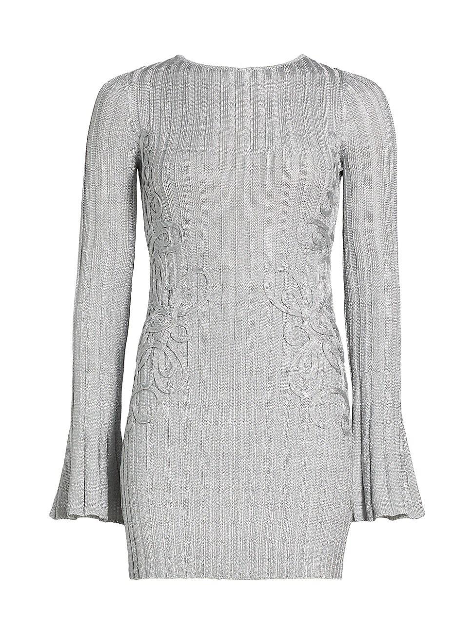 Womens Niamh Rib-Knit Minidress Product Image