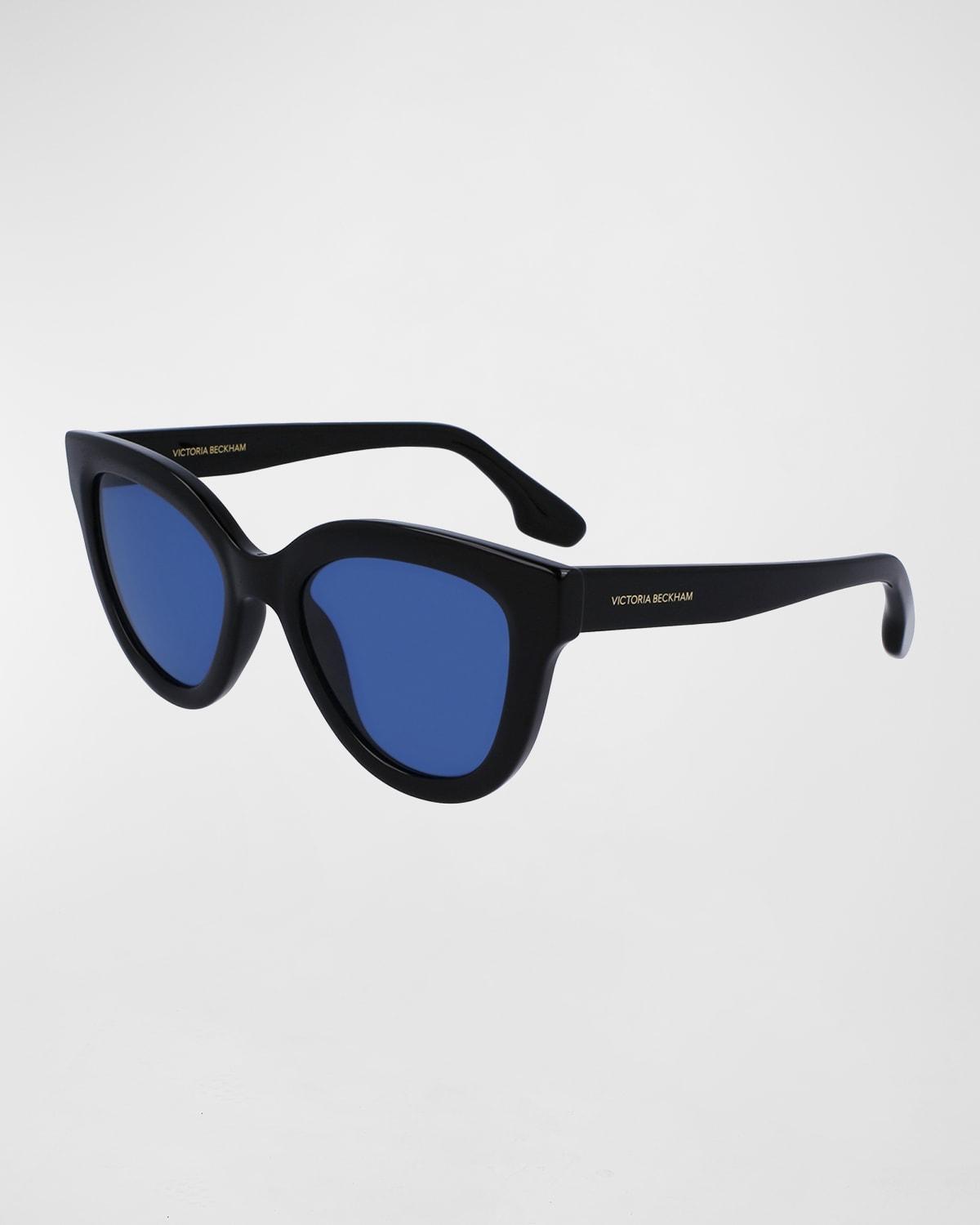 Monochrome Acetate Cat-Eye Sunglasses Product Image