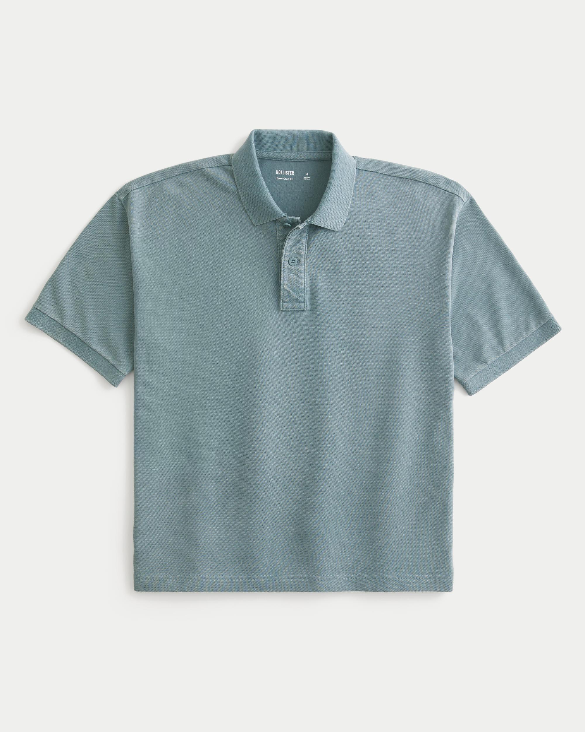 Boxy Crop Polo Product Image