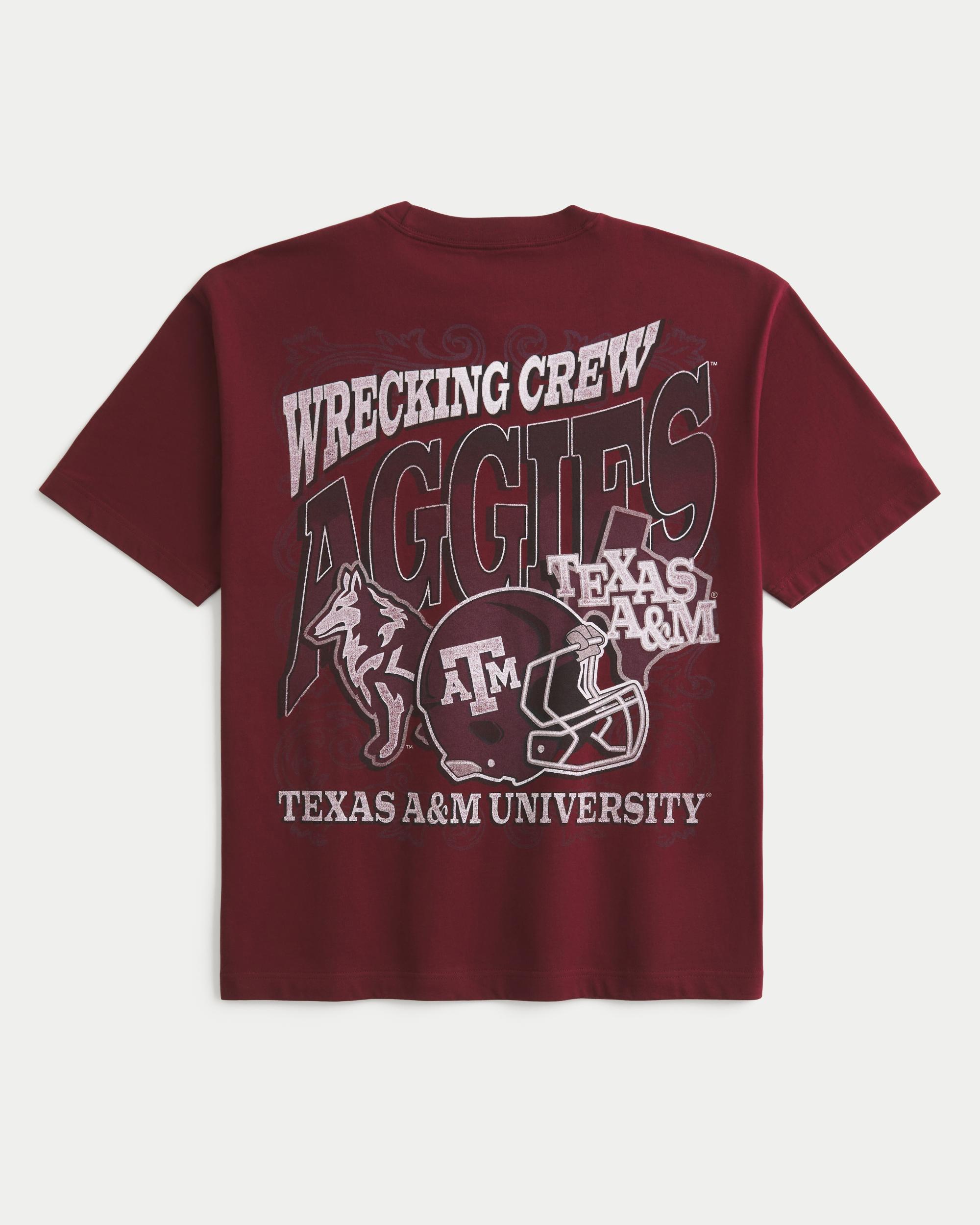 Boxy Texas A&M University Aggies Graphic Tee Product Image