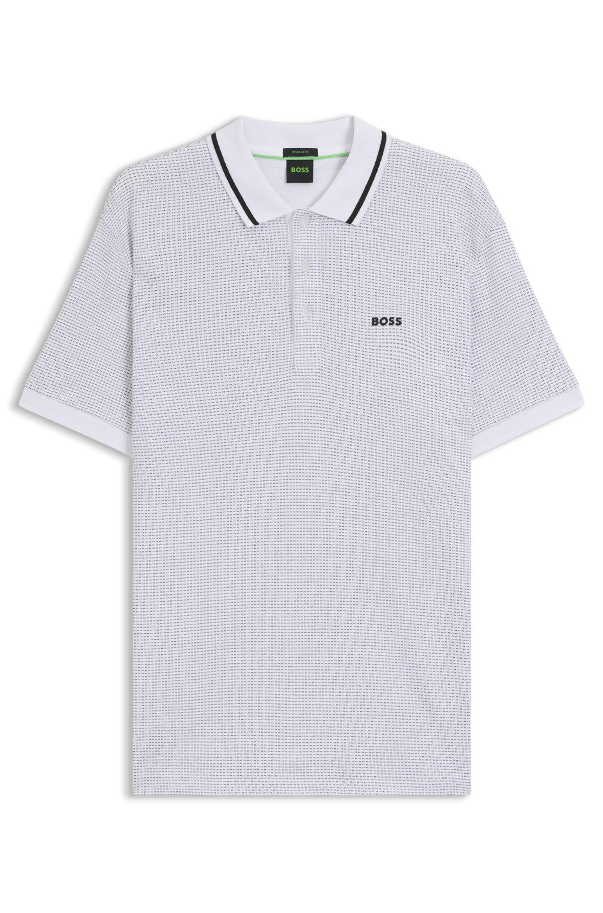 Paddy polo shirt in cotton jacquard Product Image