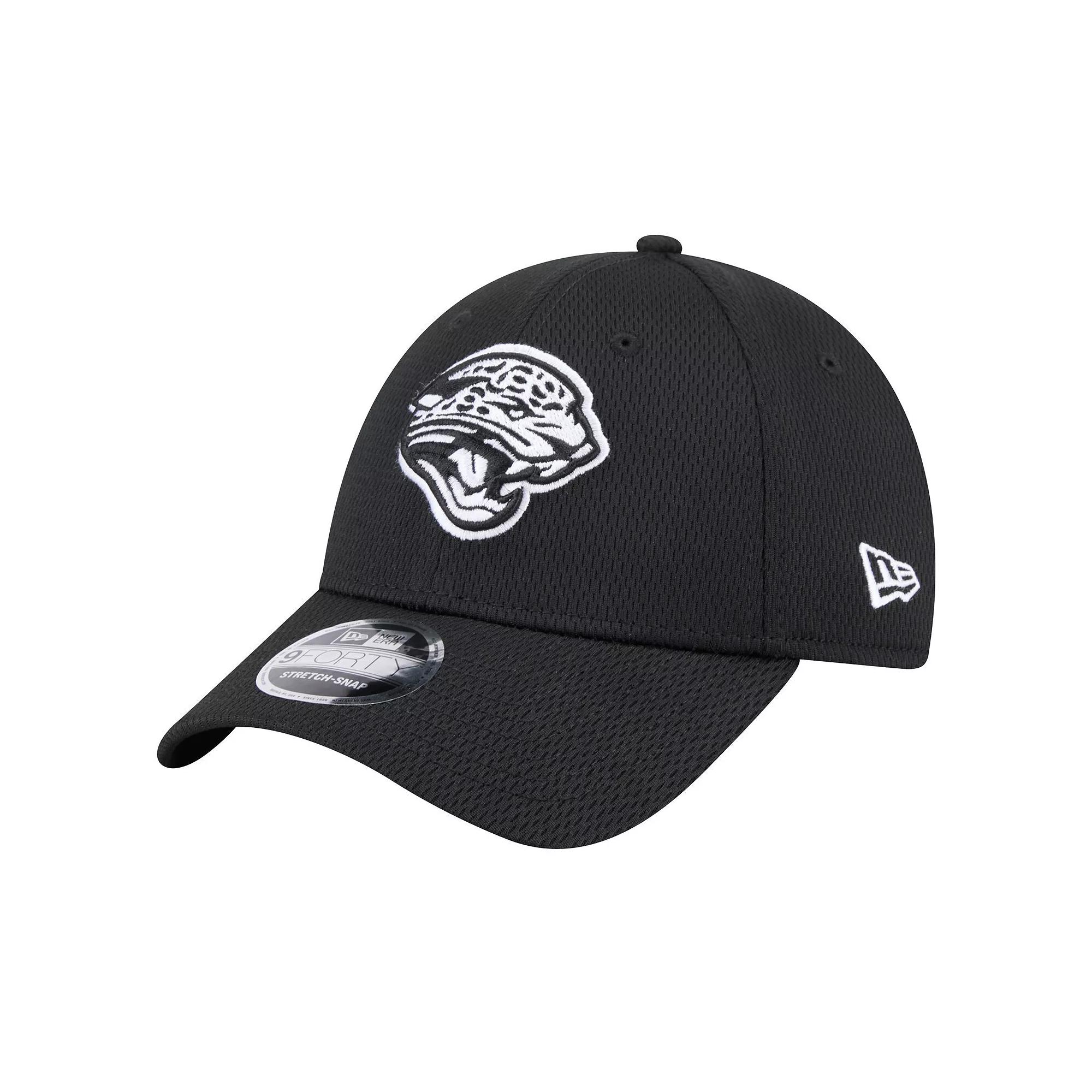 Men's New Era Black Jacksonville Jaguars Main B-Dub 9FORTY Adjustable Hat Product Image