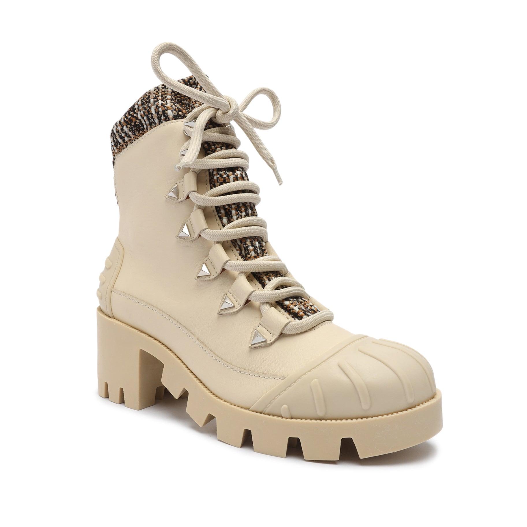 Jan Tweed Leather Bootie Product Image