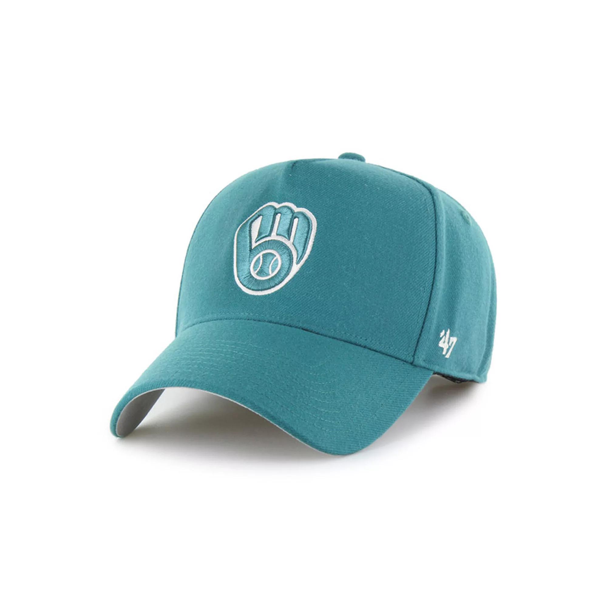 Men's '47 Teal Milwaukee Brewers Ballpark Offside Adjustable Hat, Blue Product Image