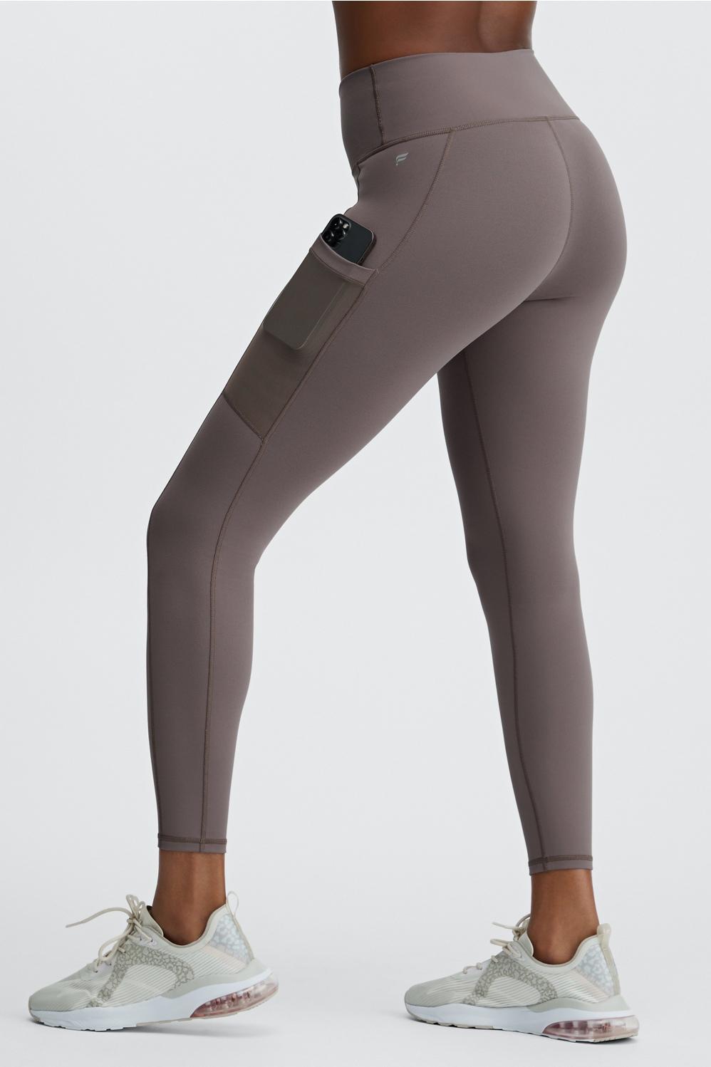 Fabletics On-The-Go High-Waisted Legging Womens Smokey plus Size 4X Product Image
