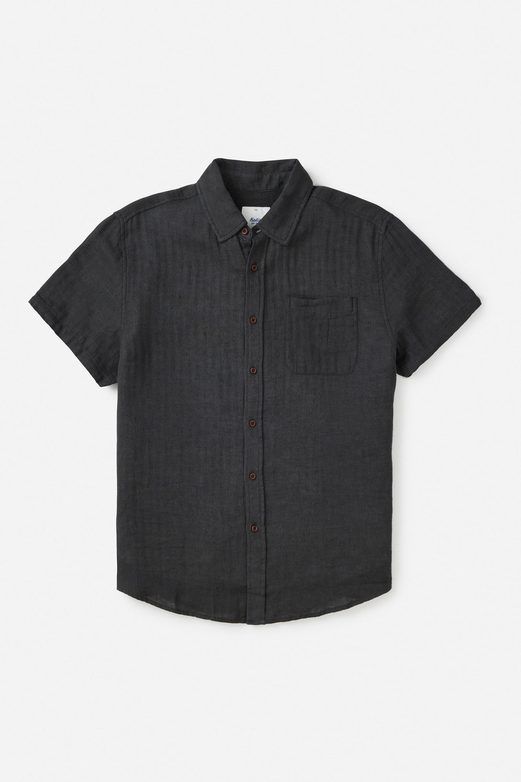 BOYS ALAN SOLID SHIRT - DESERT SAGE / L Product Image